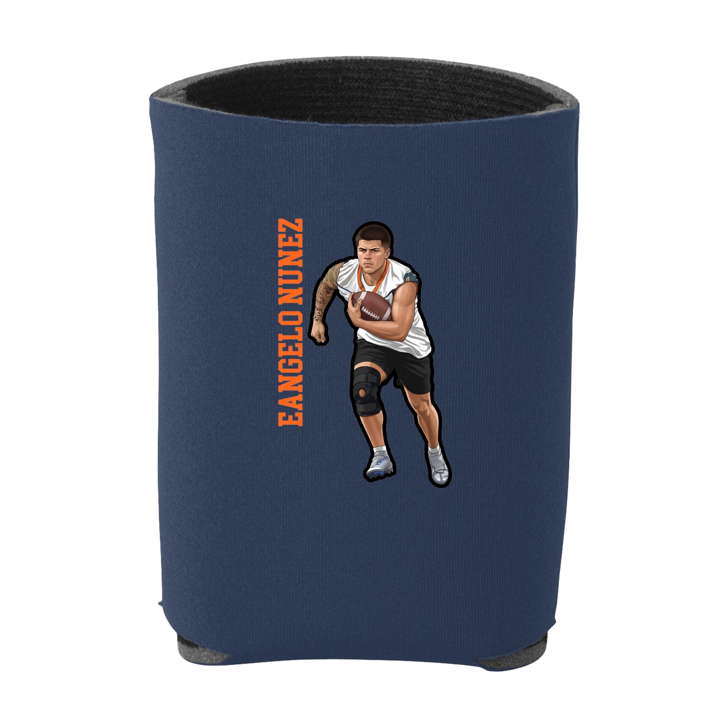 Can Holder — Name Vertical in Navy