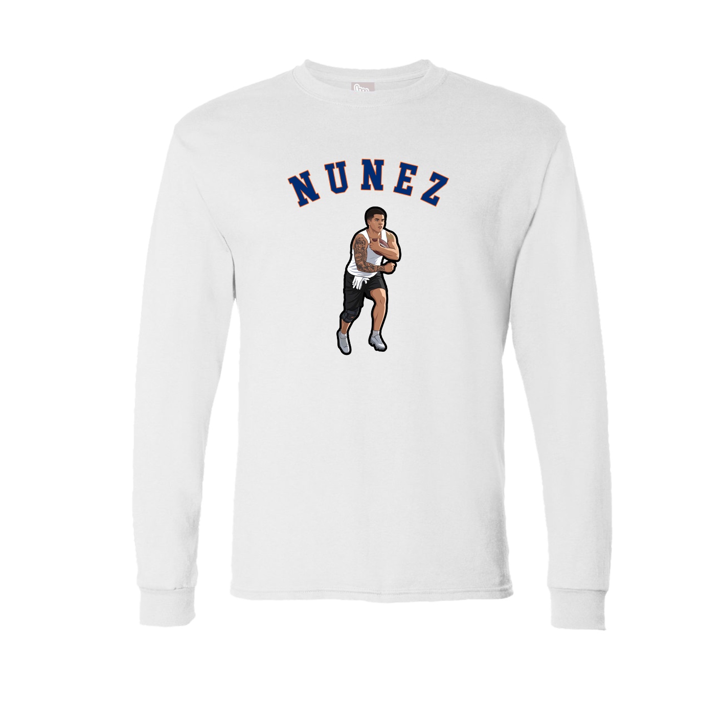 Long Sleeve Tee — Shirsey Arch in White