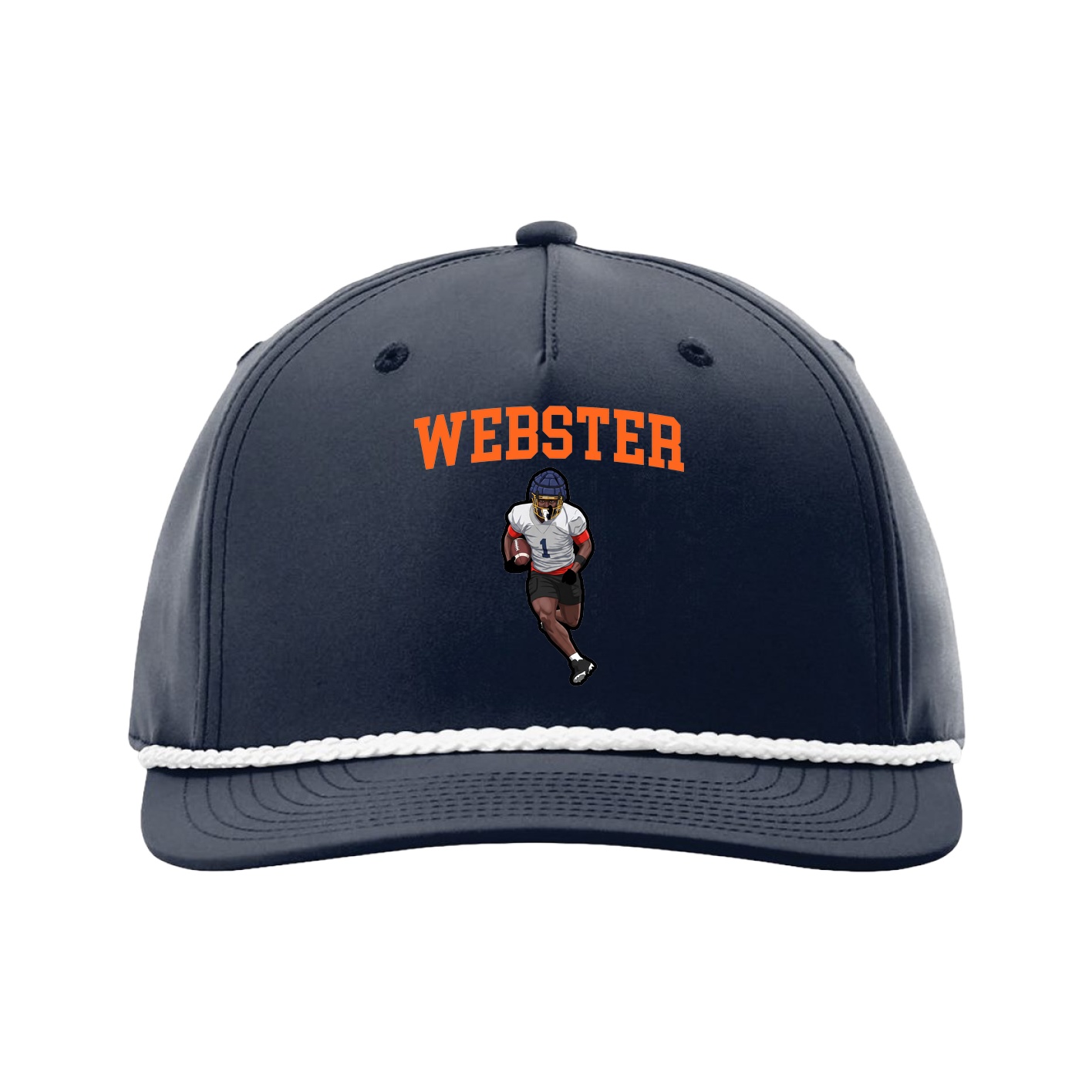Five-Panel Classic Rope Cap — Shirsey in Navy