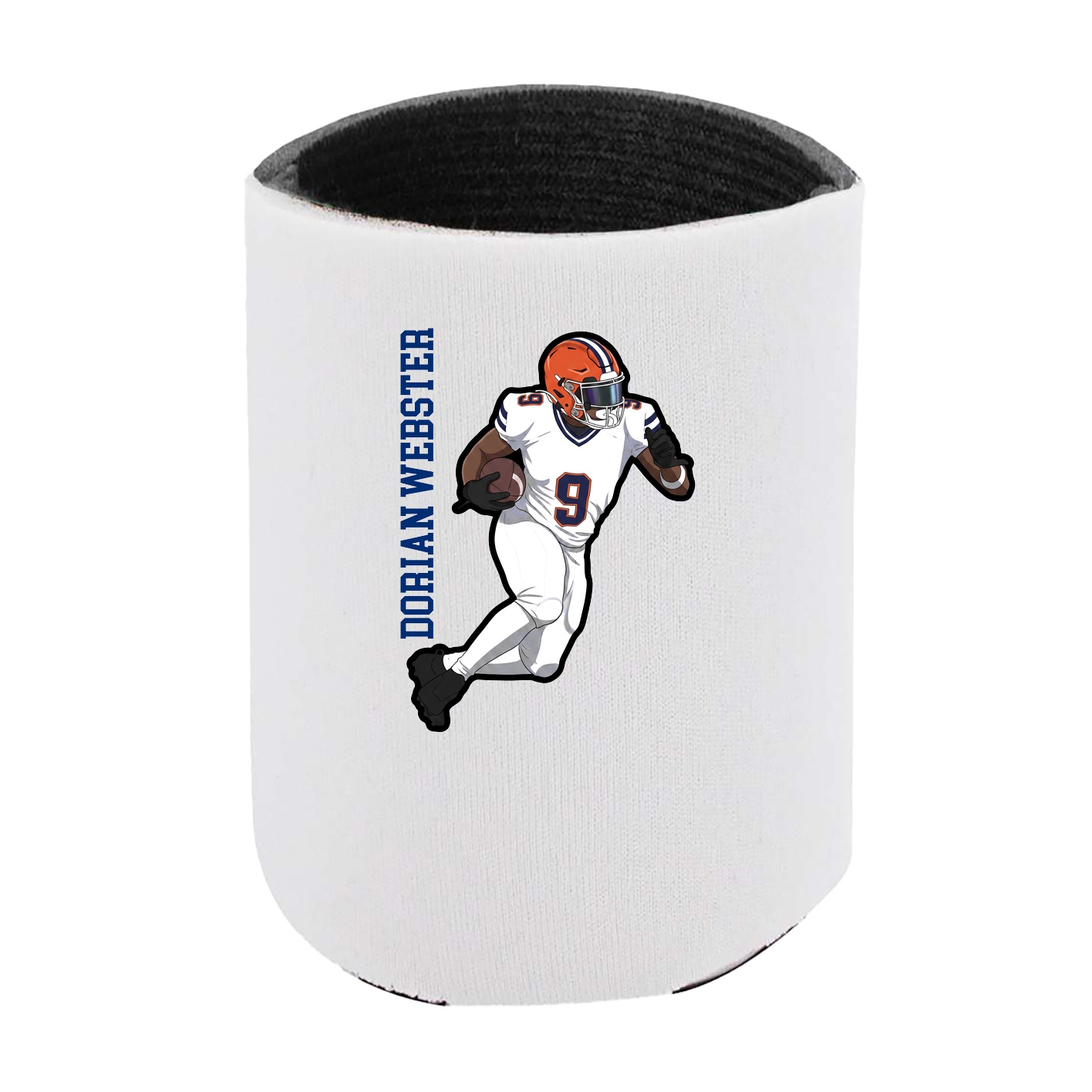 Can Holder — Name Vertical in White