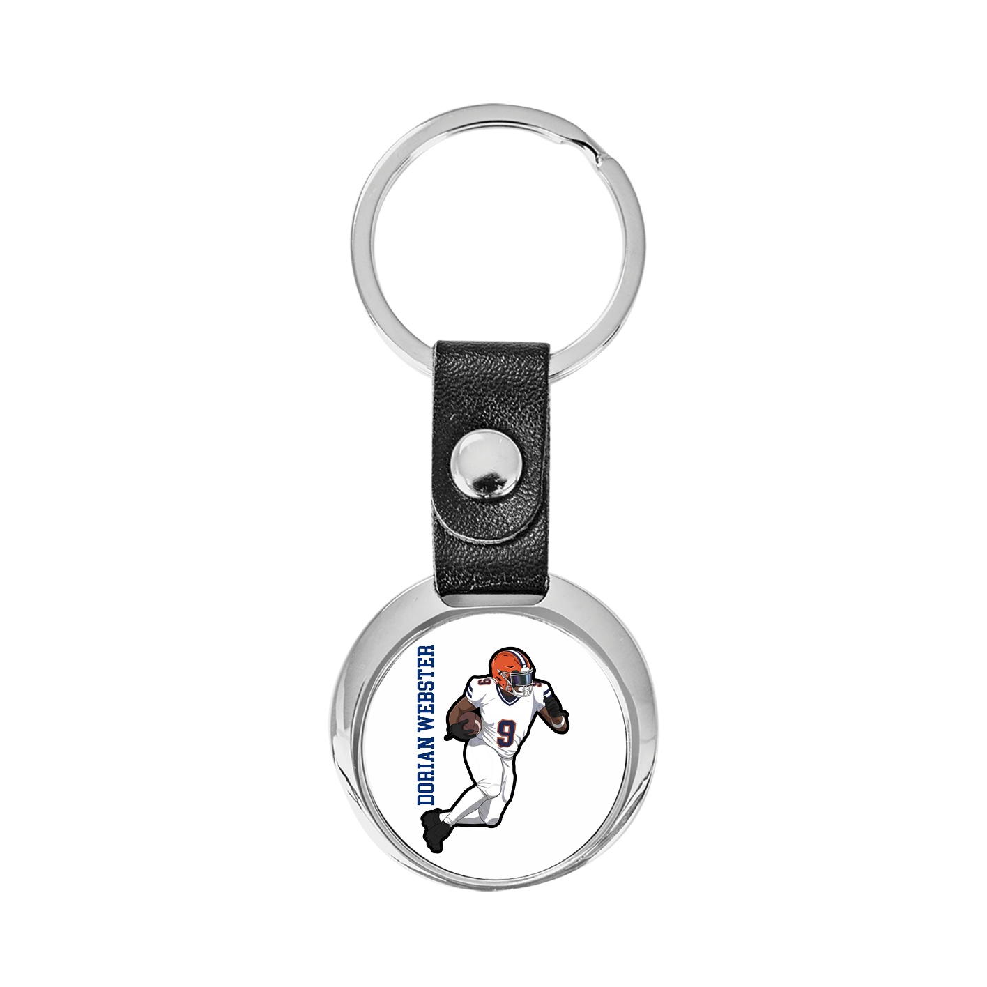 Key Chain — Name Vertical in Classic