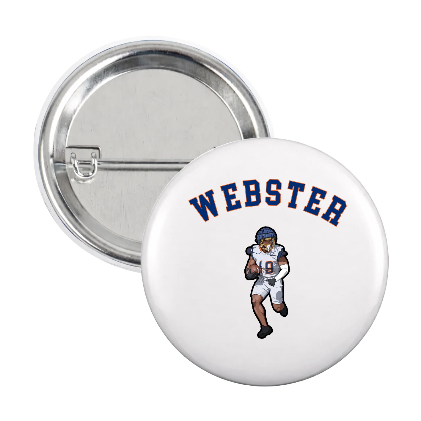 Game Day Button — Shirsey Arch in White