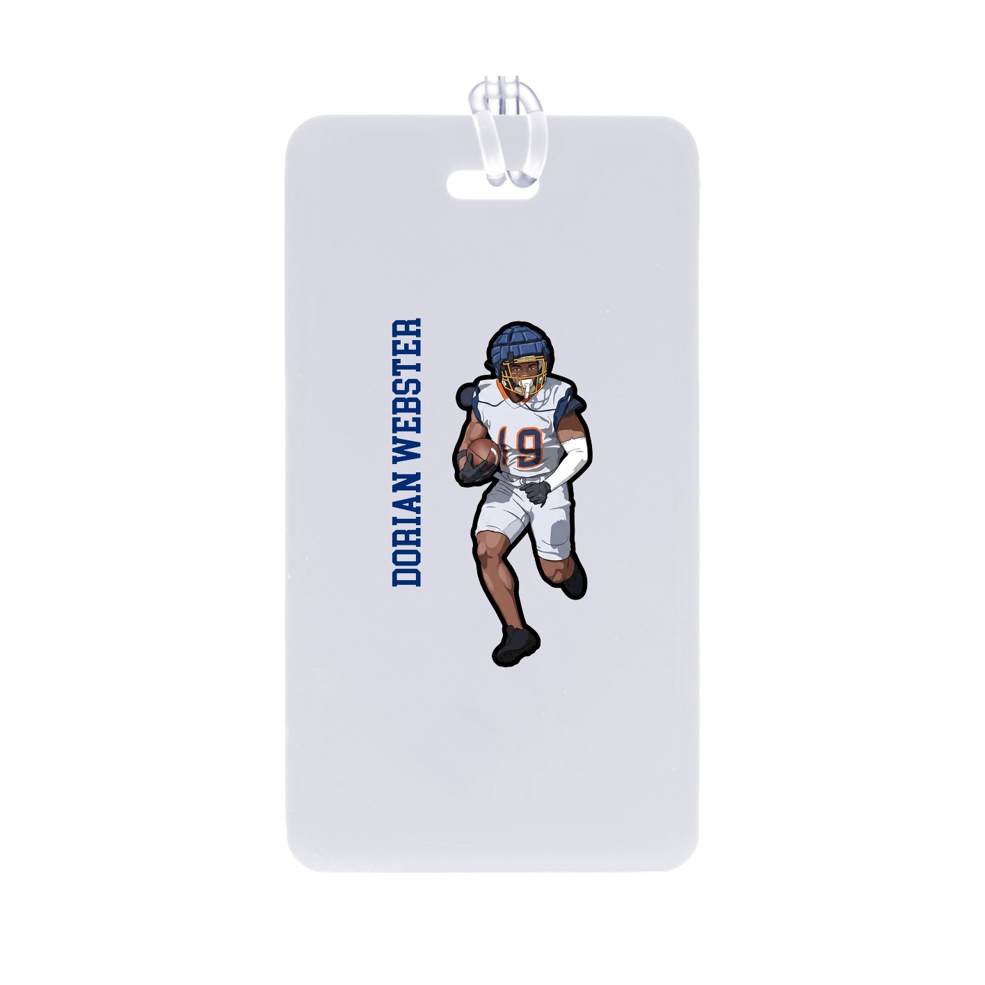 Bag Tag — Name Vertical in Classic