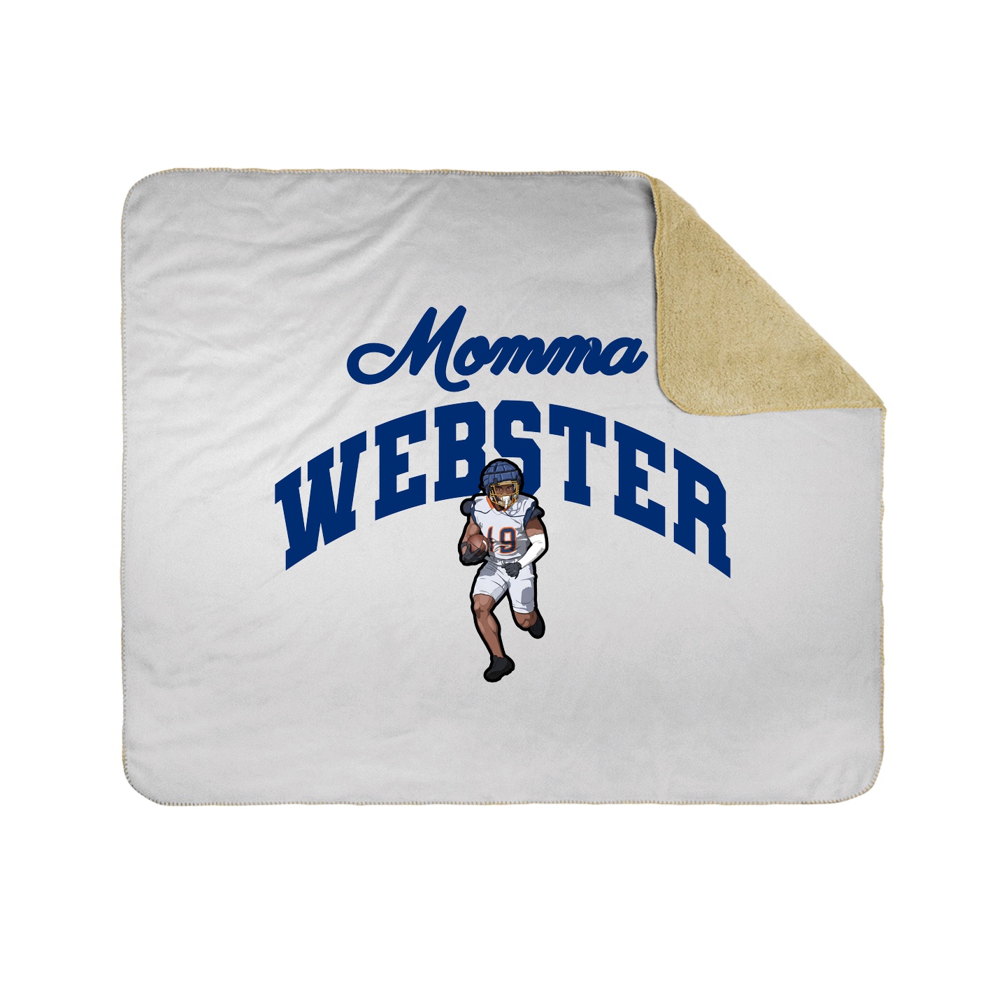 Throw Blanket — Mothers Day Arch in White