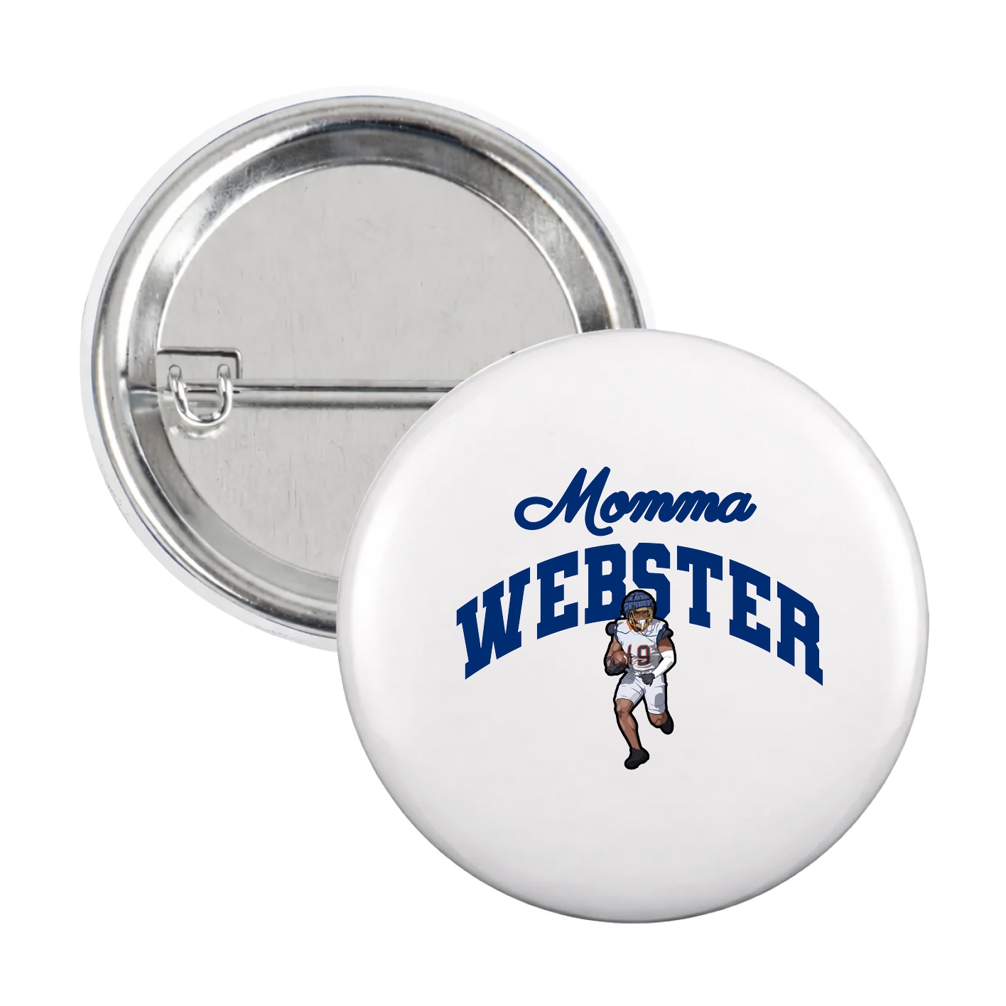 Game Day Button — Mothers Day Arch in White