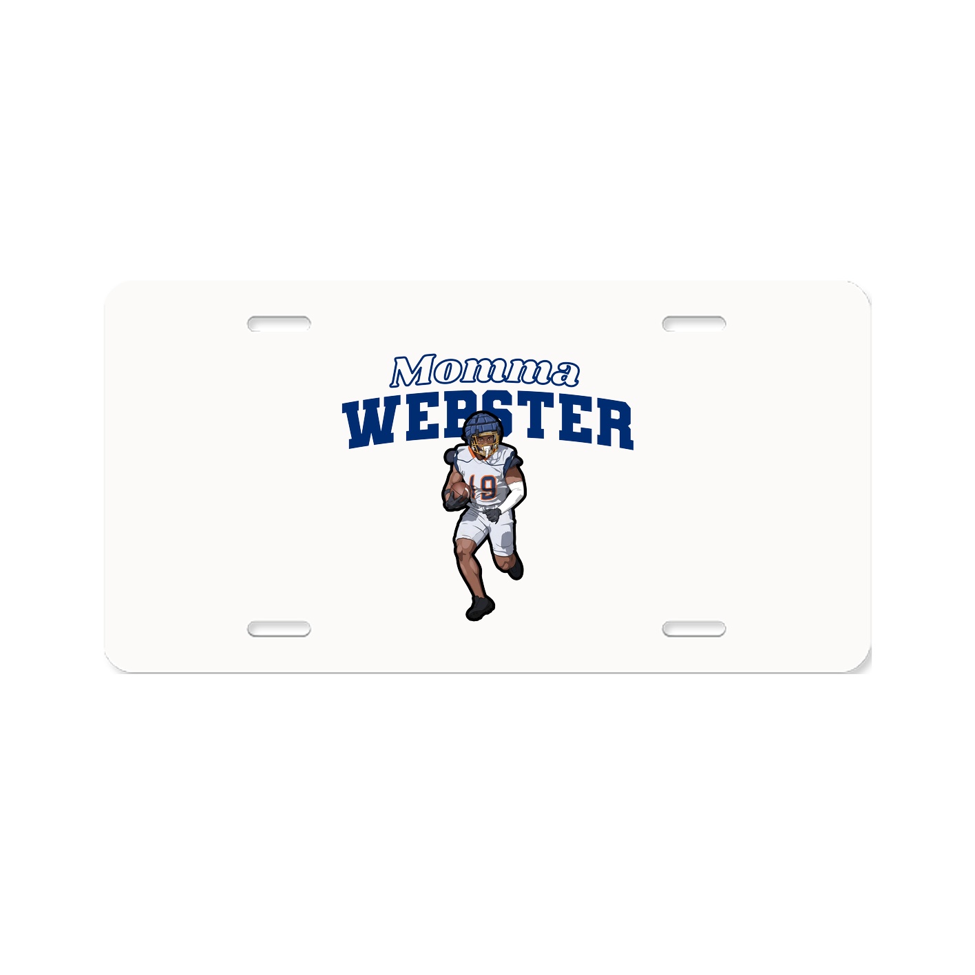 License Plate — Mothers Day Block in Classic