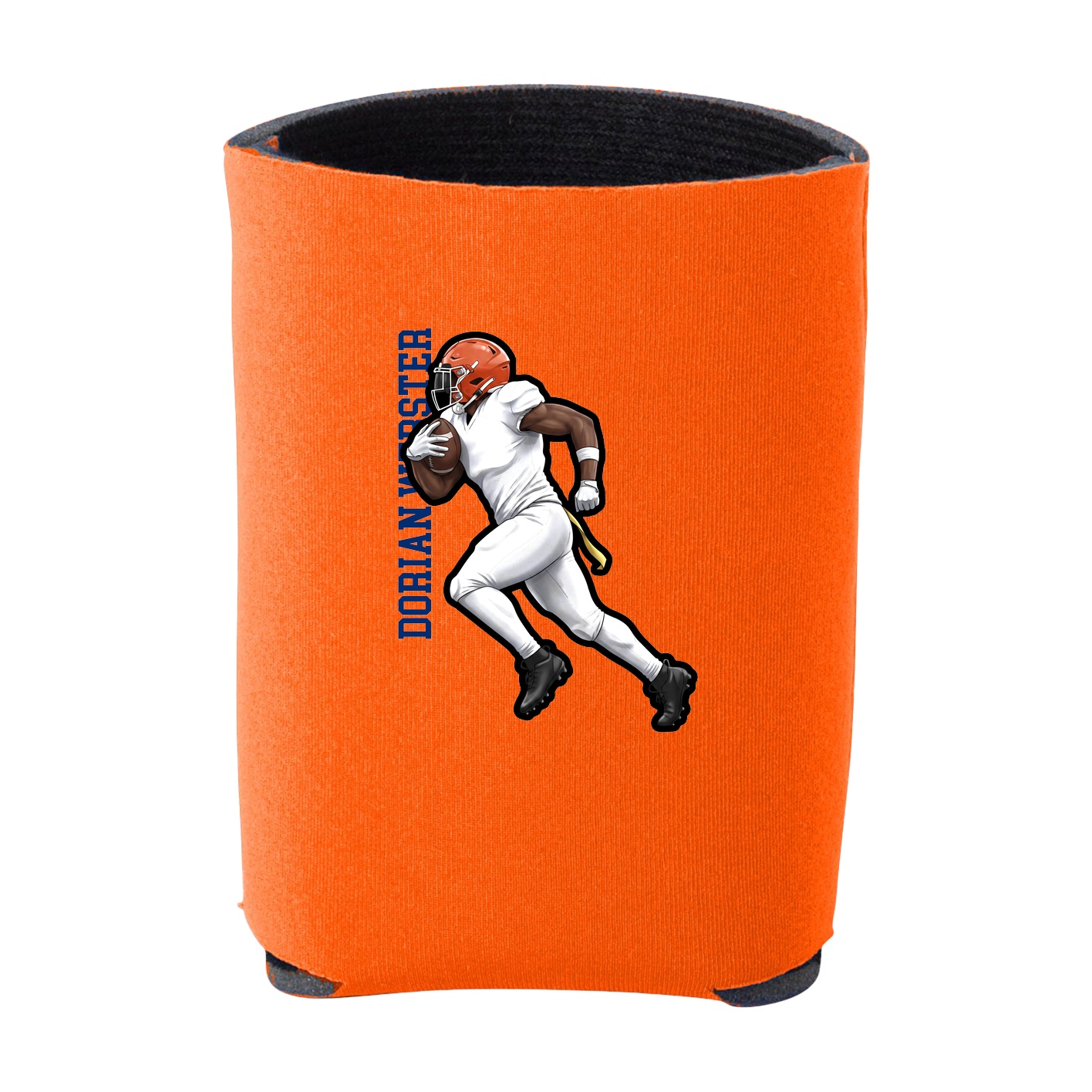 Can Holder — Name Vertical in Orange
