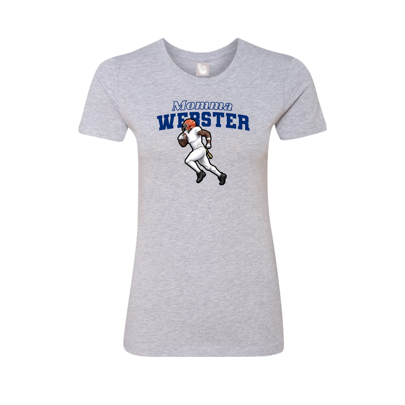 Womens Tee — Mothers Day Block in Grey