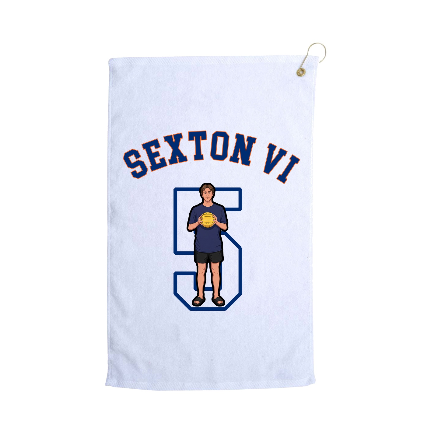 Golf Towel — Shirsey Arch in White