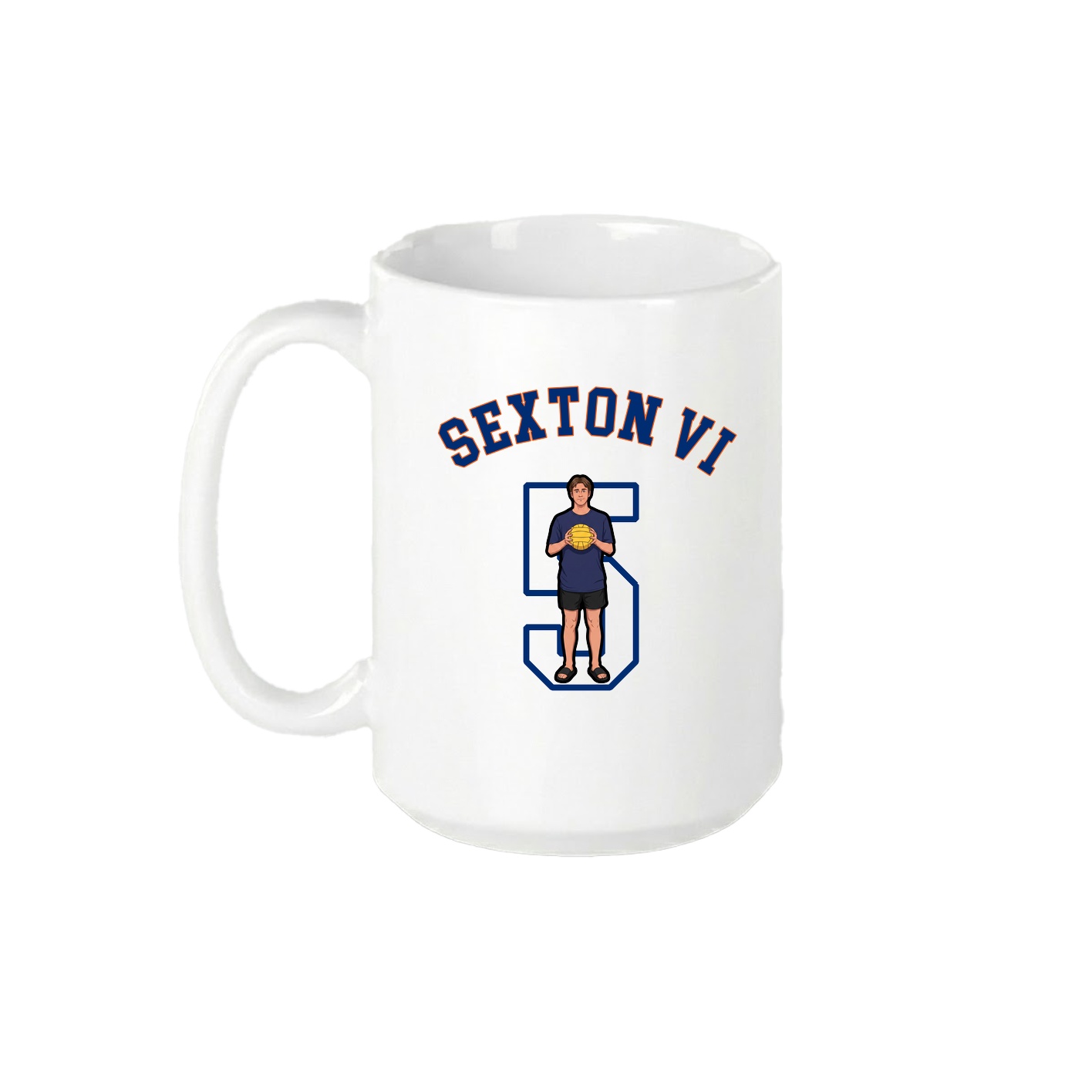 15oz Coffee Mug — Shirsey Arch in White