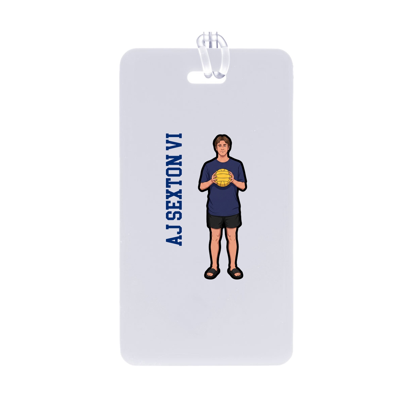 Bag Tag — Name Vertical in Classic