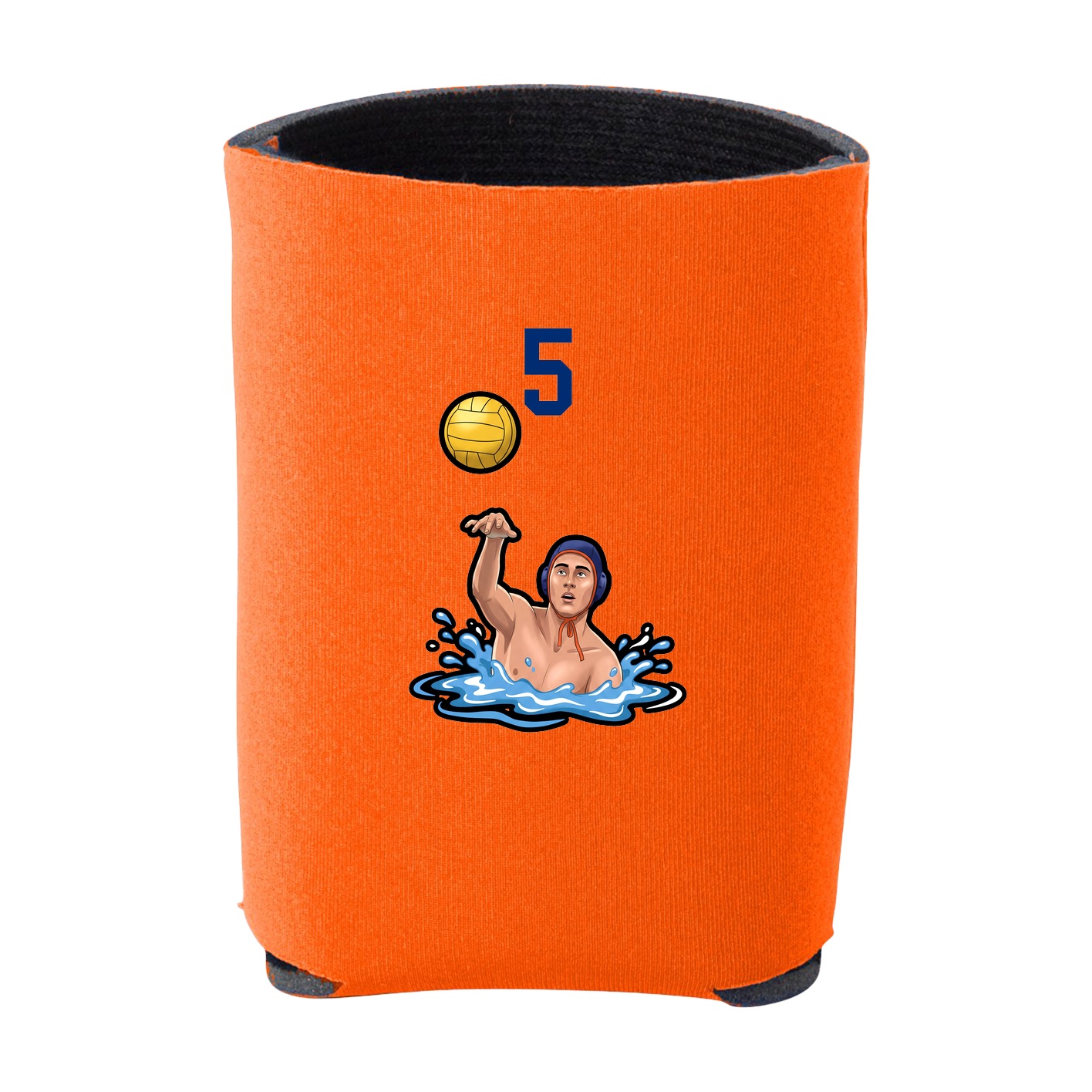 Can Holder — Number Top in Orange