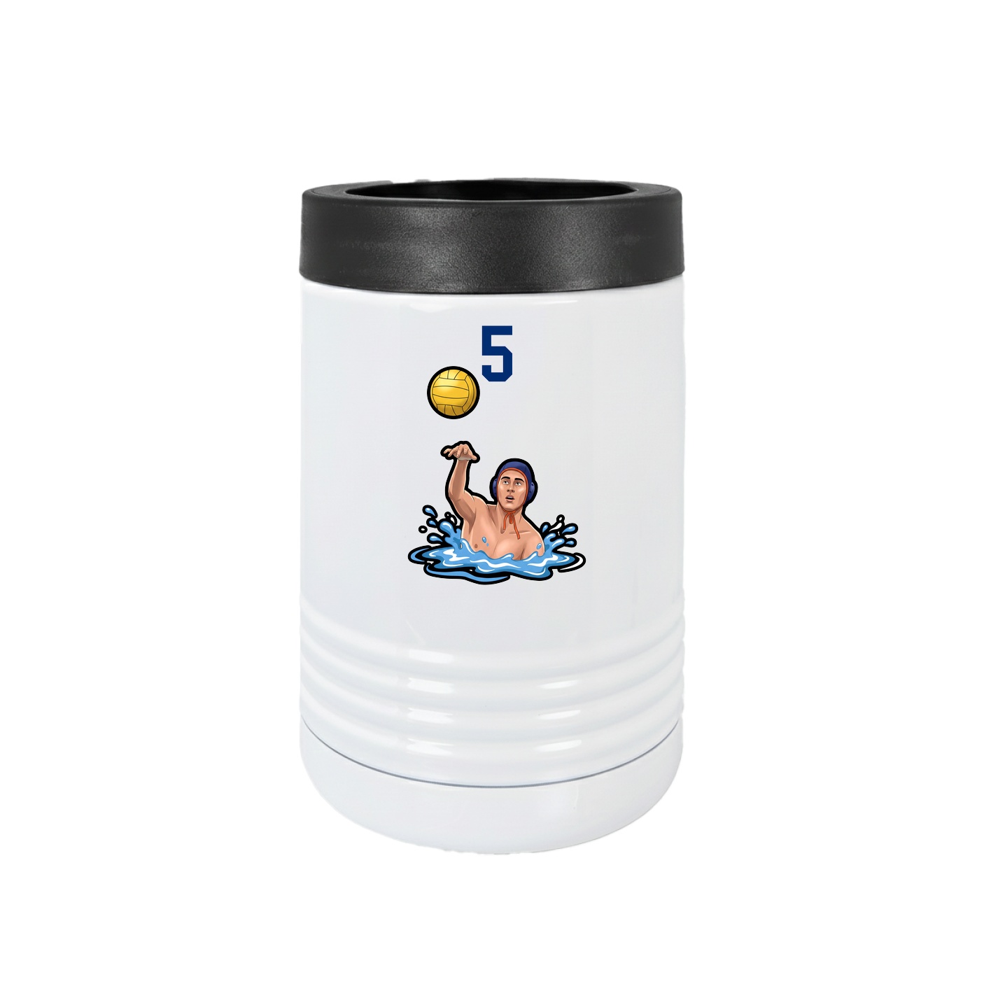 Beverage Holder — Number Top in White