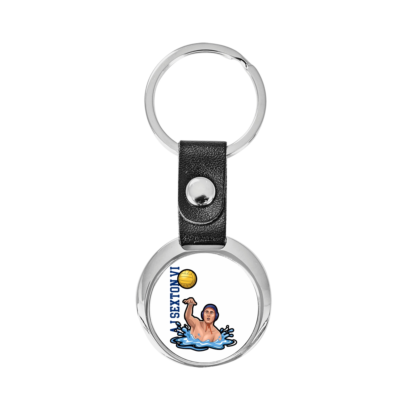Key Chain — Name Vertical in Classic