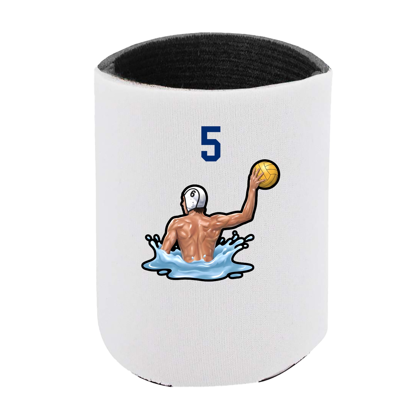 Can Holder — Number Top in White