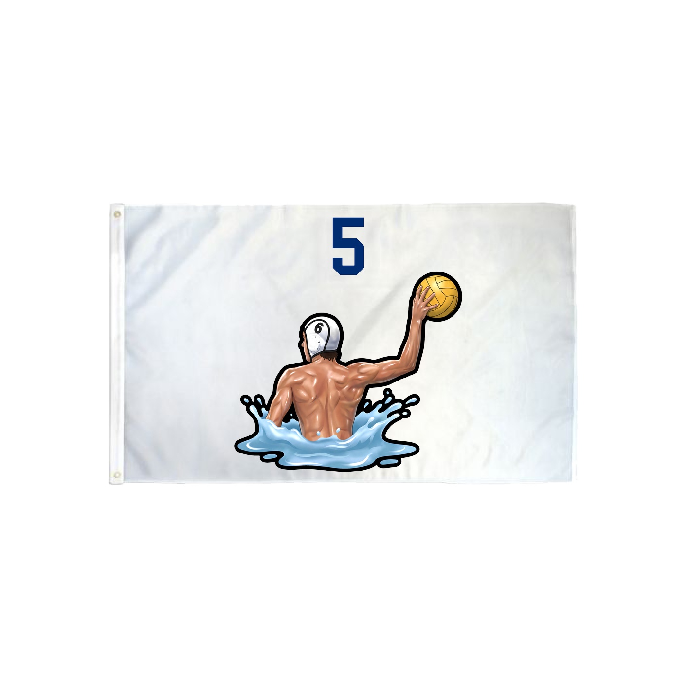 3x5 Flag — Number Top in Classic