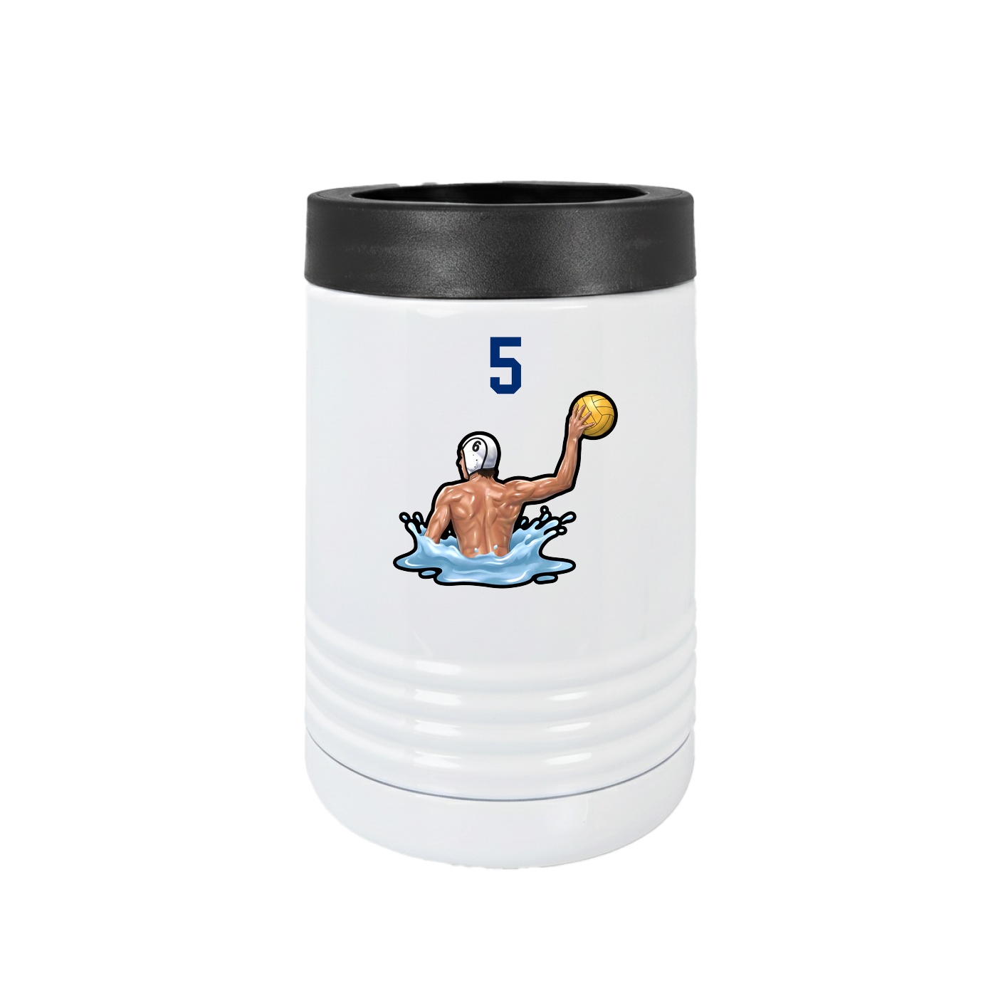 Beverage Holder — Number Top in White