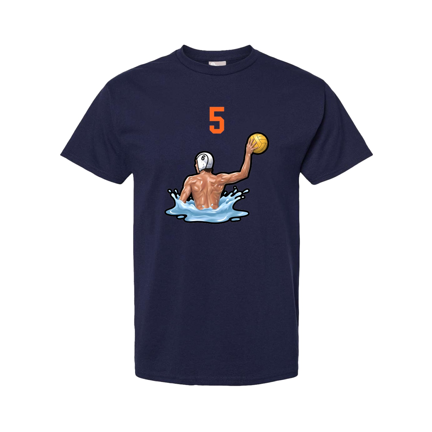 Youth Tee — Number Top in Navy
