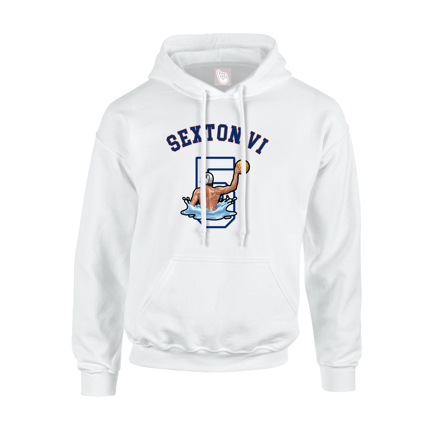 Hoodie — Shirsey Arch in White