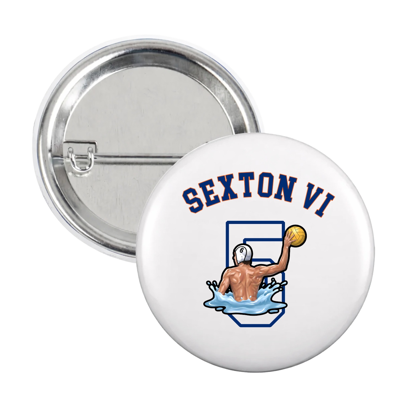 Game Day Button — Shirsey Arch in White
