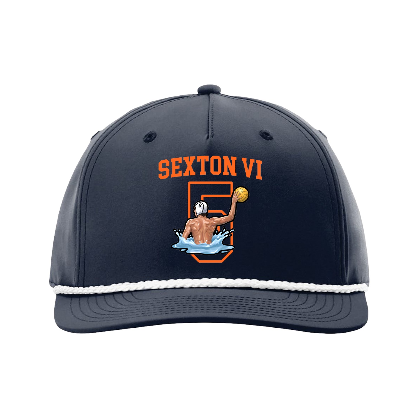 Five-Panel Classic Rope Cap — Shirsey in Navy