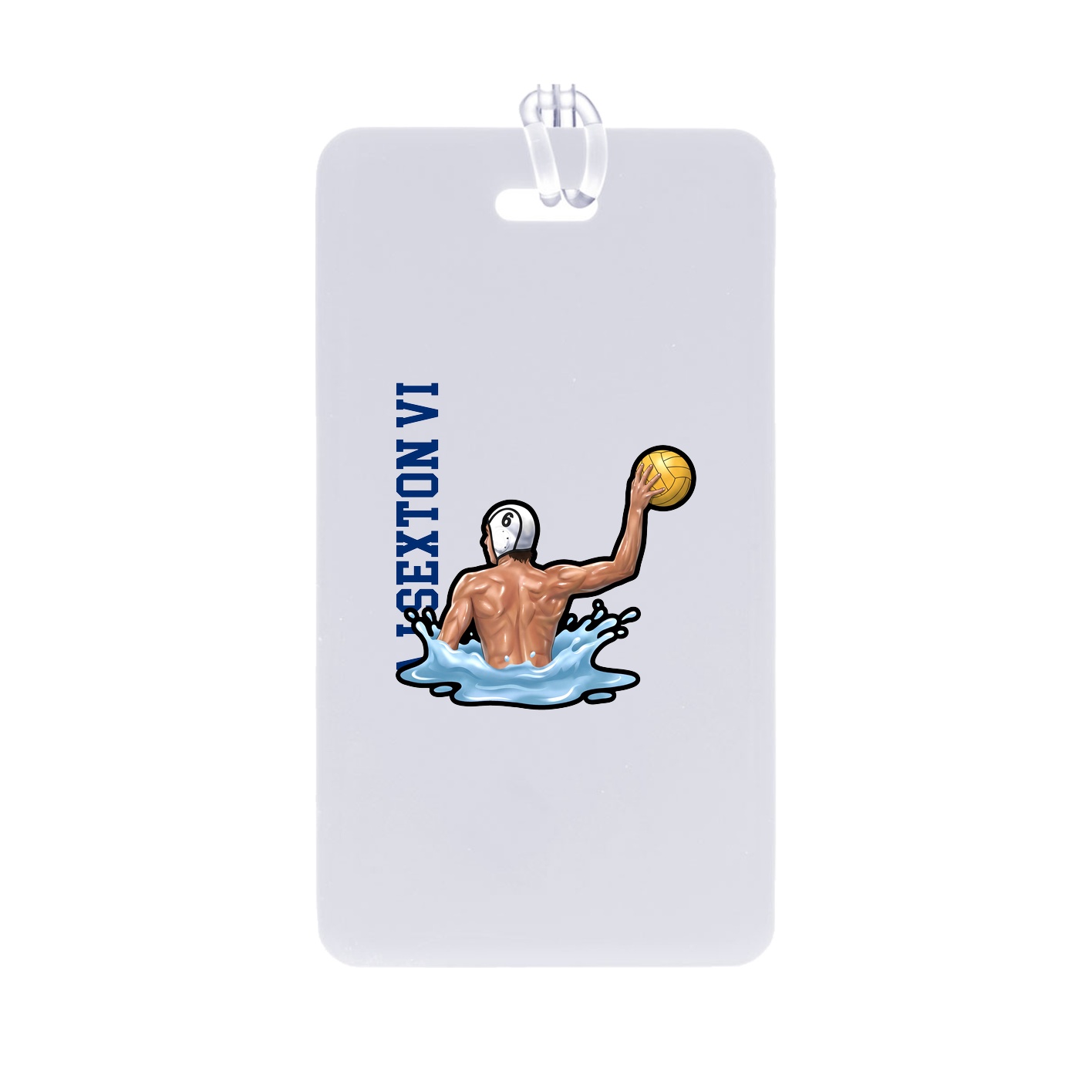 Bag Tag — Name Vertical in Classic