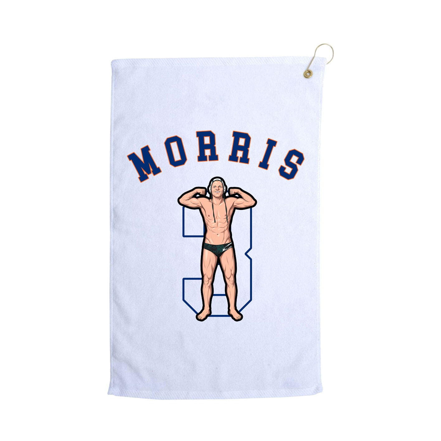 Golf Towel — Shirsey Arch in White