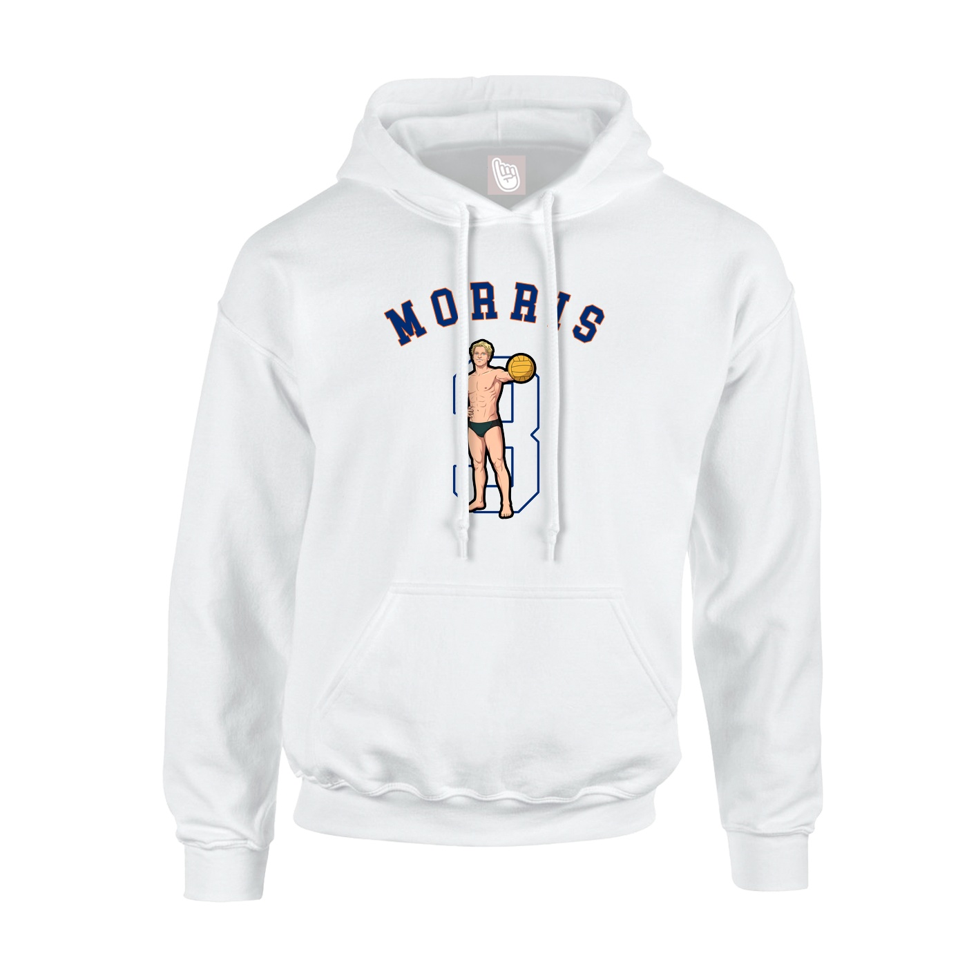 Hoodie — Shirsey Arch in White