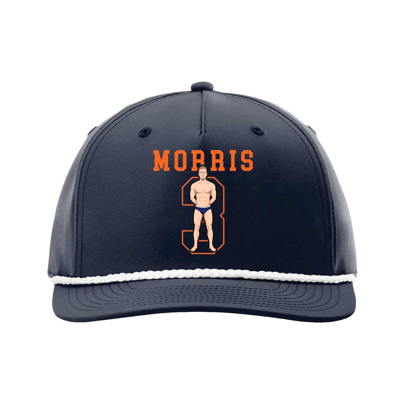 Five-Panel Classic Rope Cap — Shirsey in Navy