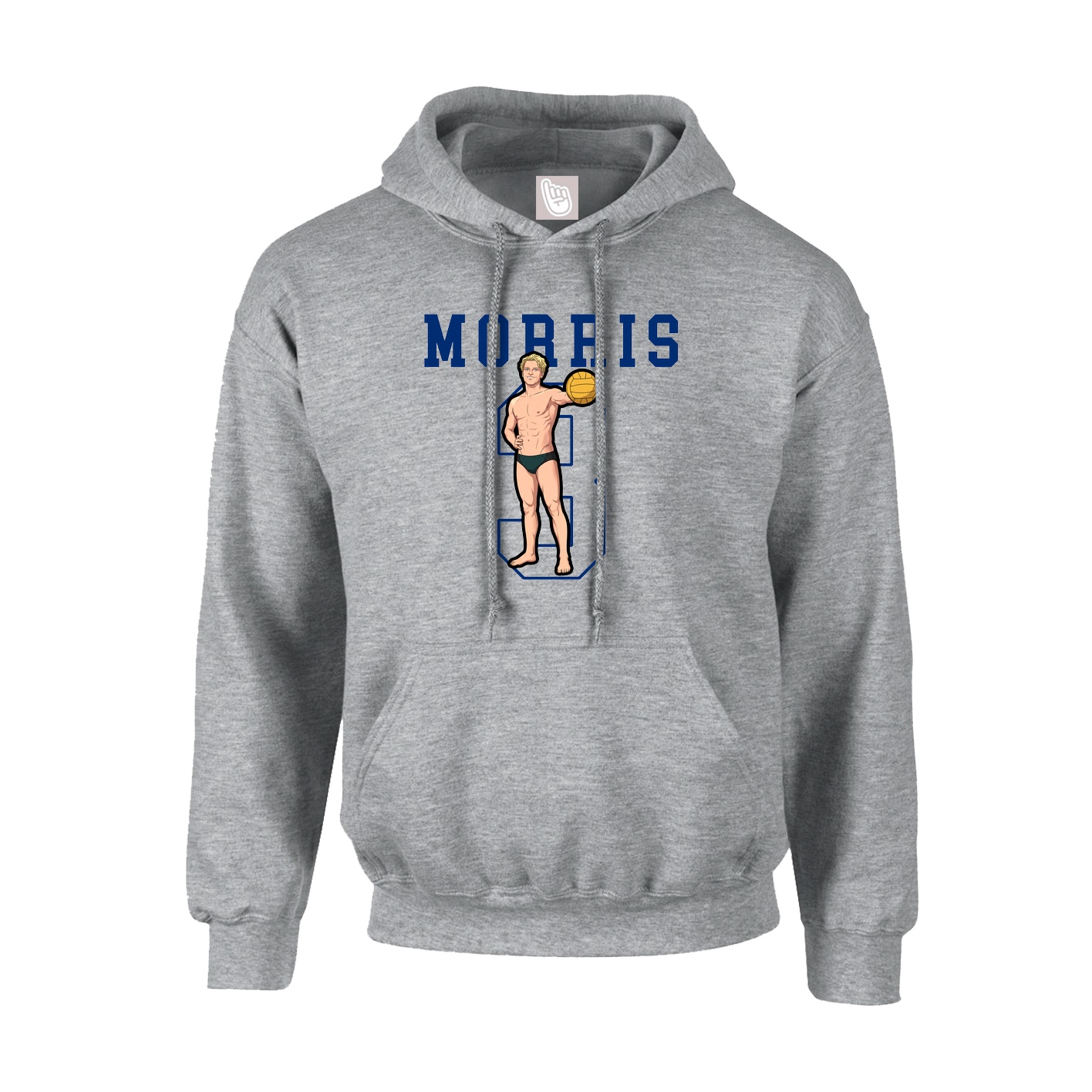 Hoodie — Shirsey in Grey