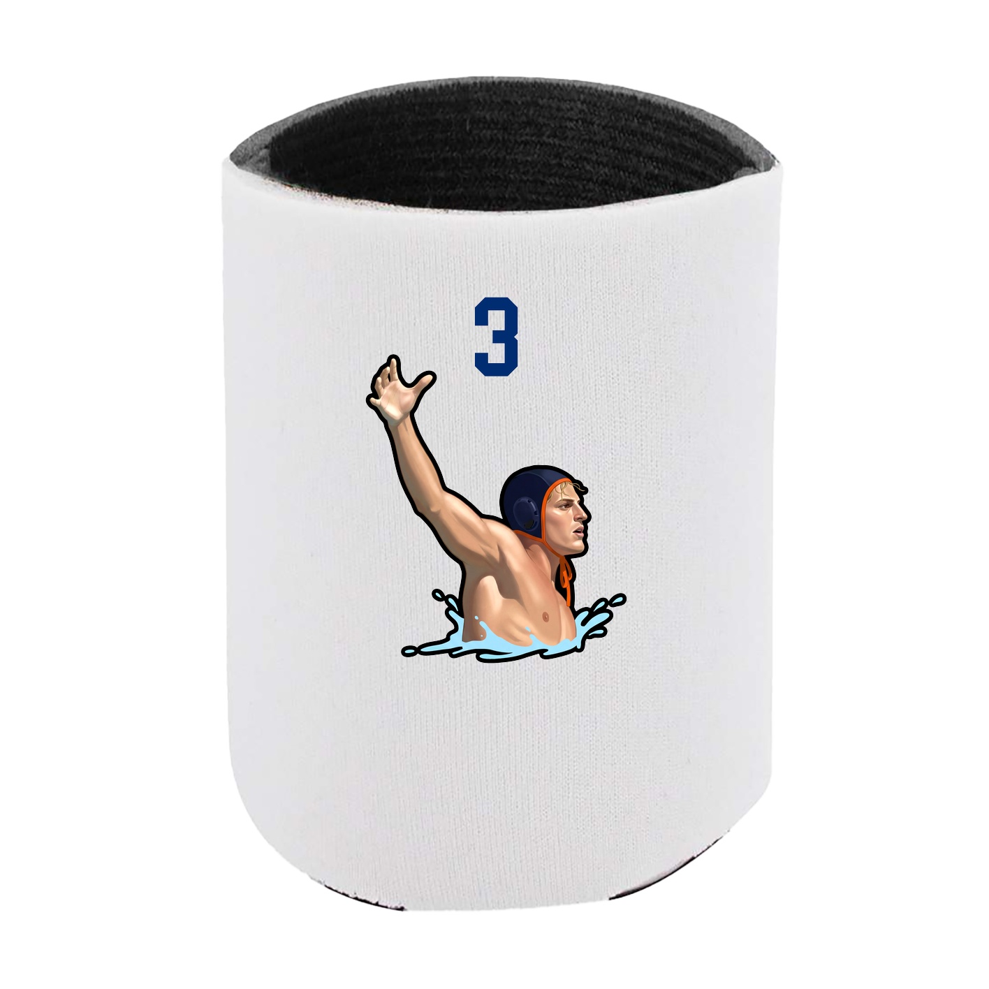 Can Holder — Number Top in White