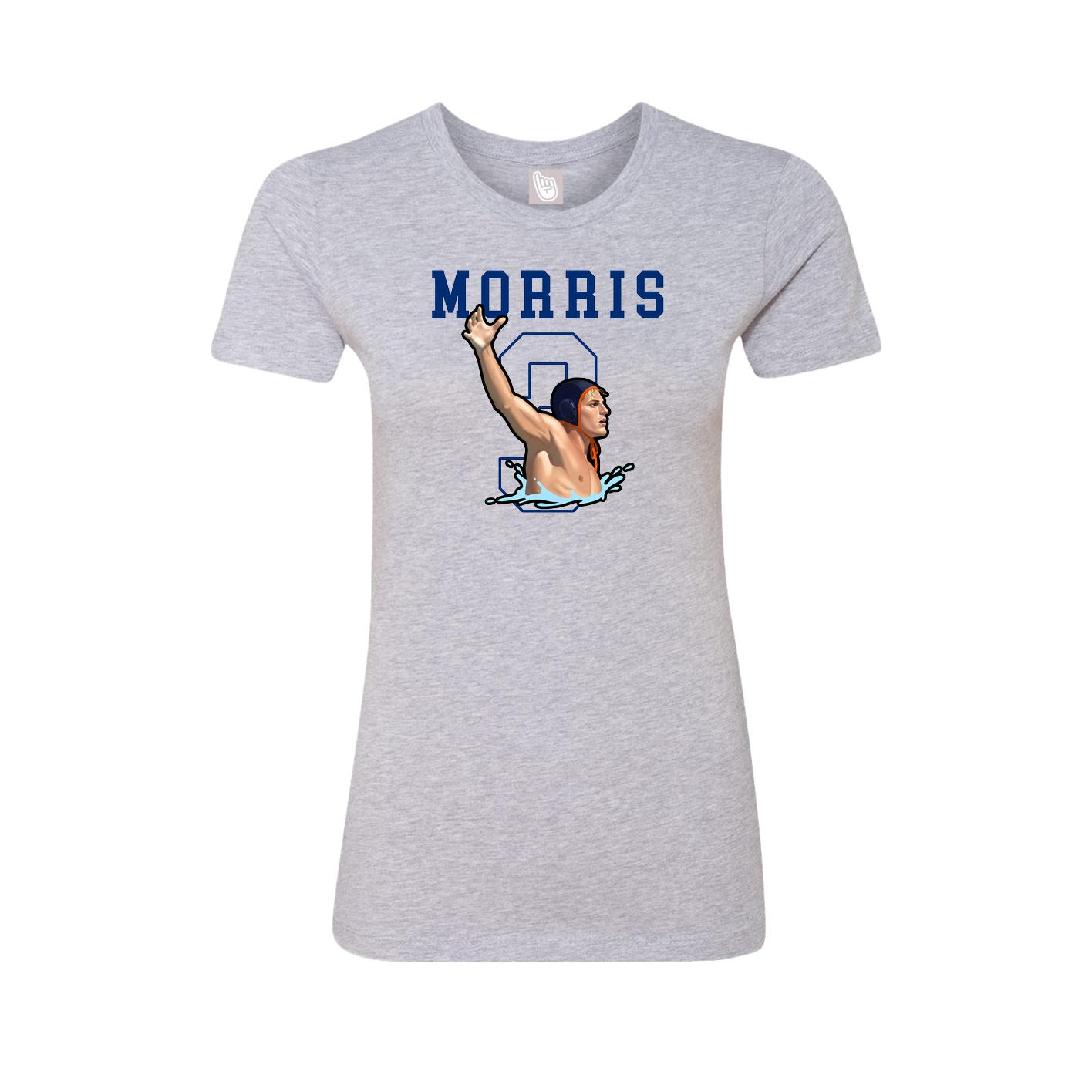 Fitted Women's Tee — Shirsey in Grey