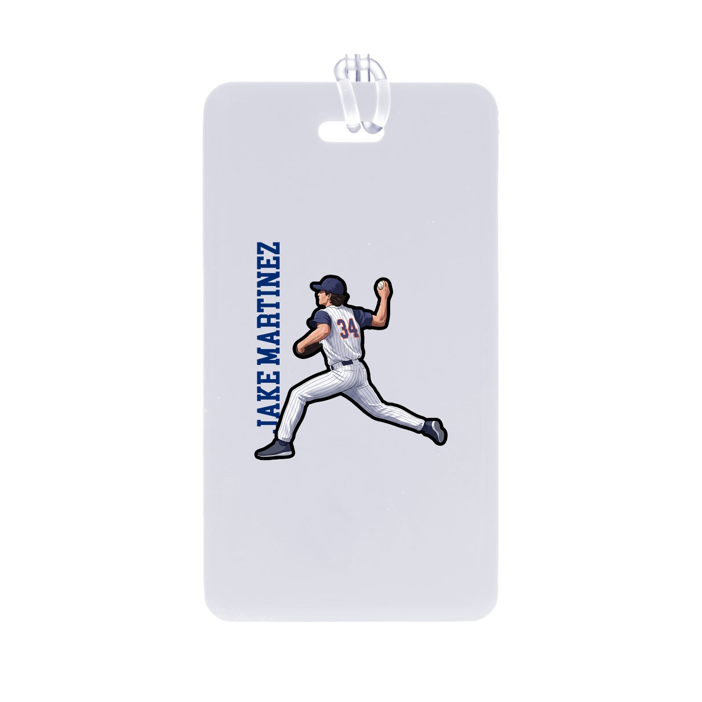 Bag Tag — Name Vertical in Classic