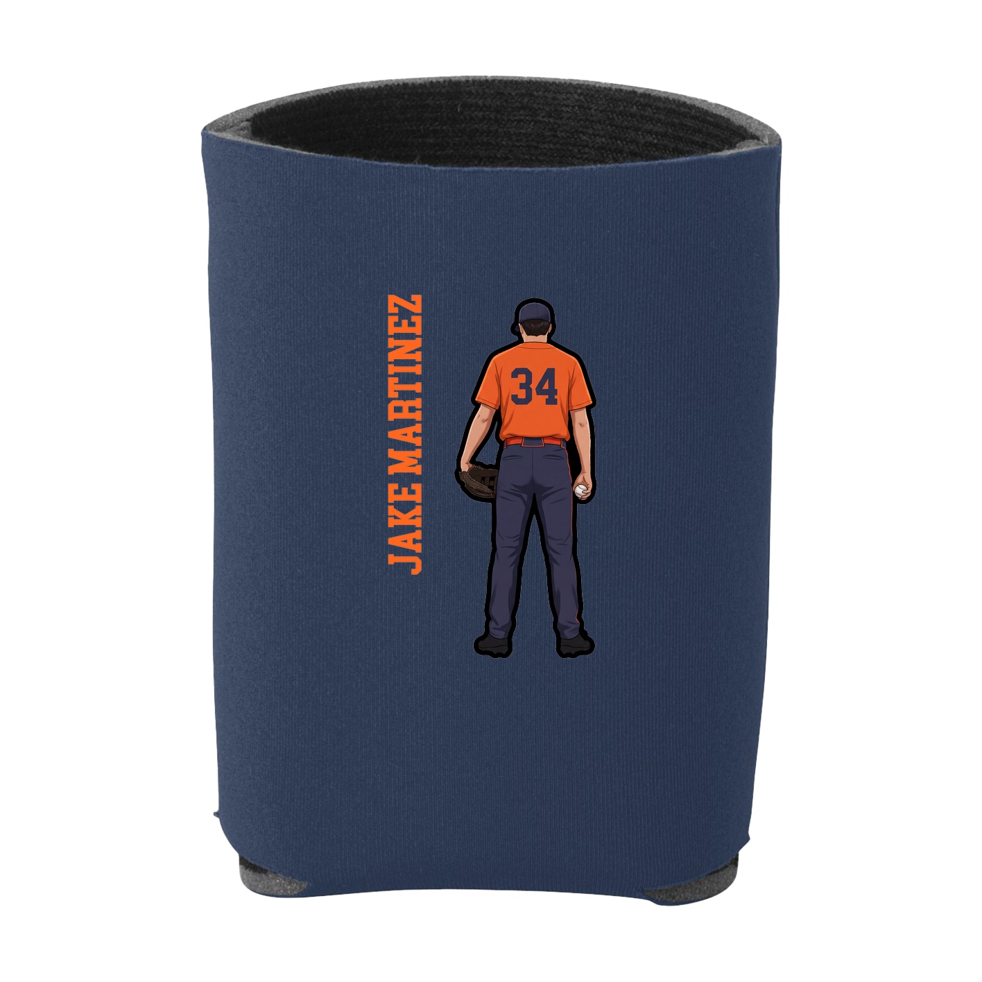Can Holder — Name Vertical in Navy