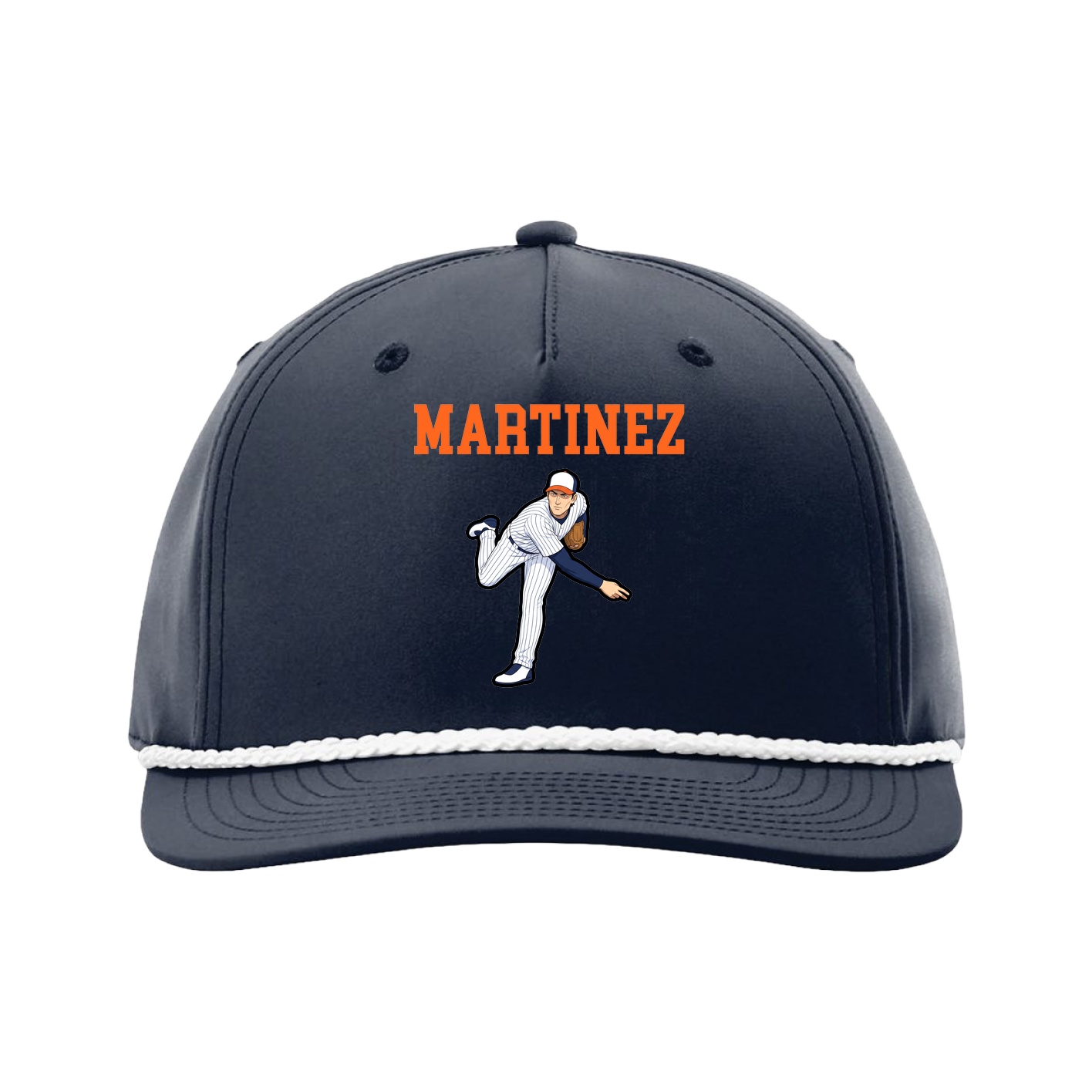 Five-Panel Classic Rope Cap — Shirsey in Navy