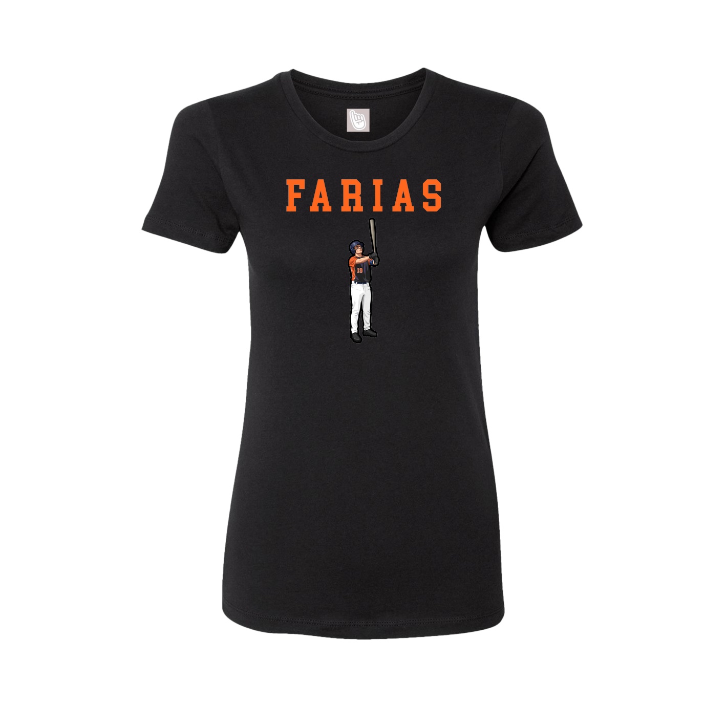 Fitted Women's Tee — Shirsey in Black