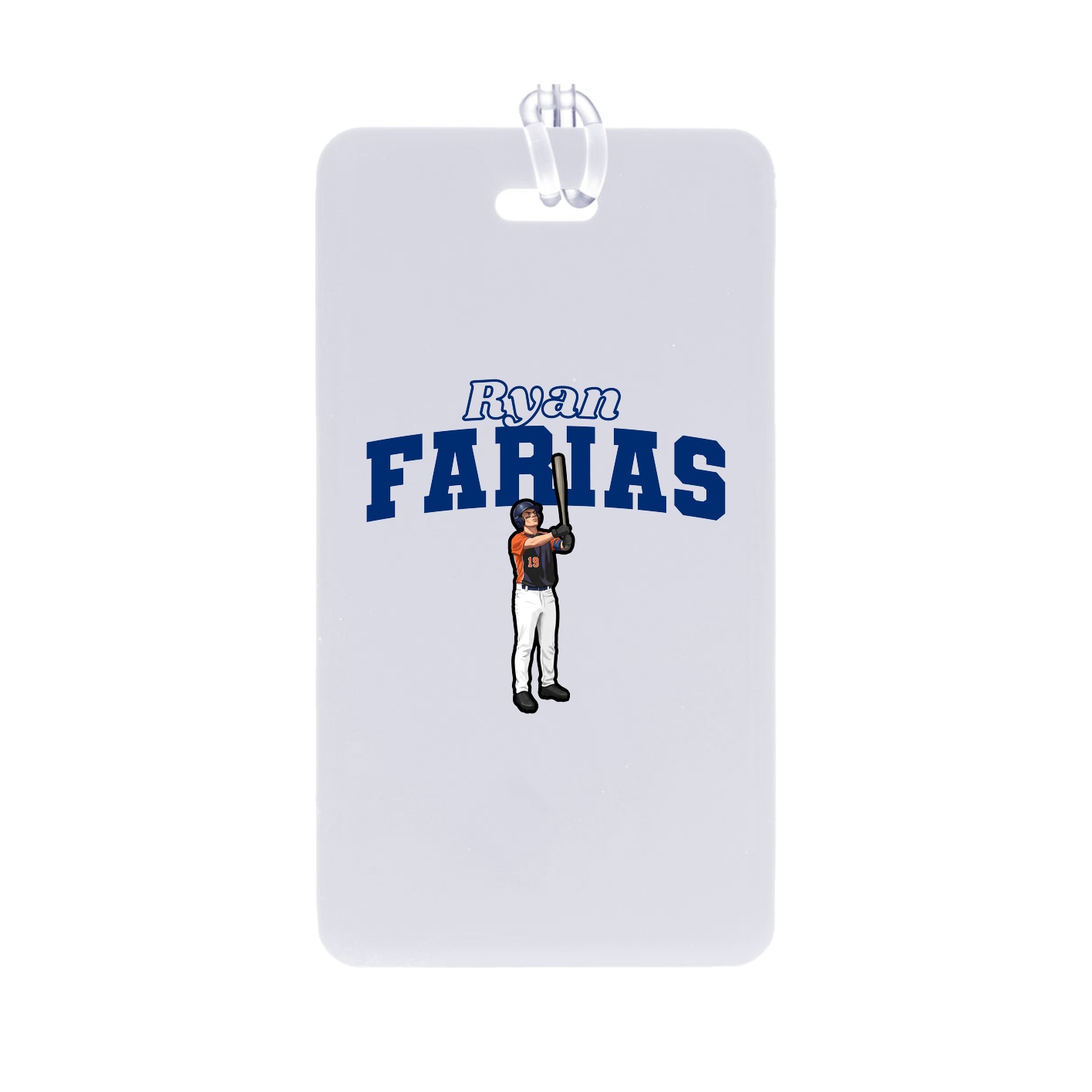 Bag Tag — Name Arch in Classic