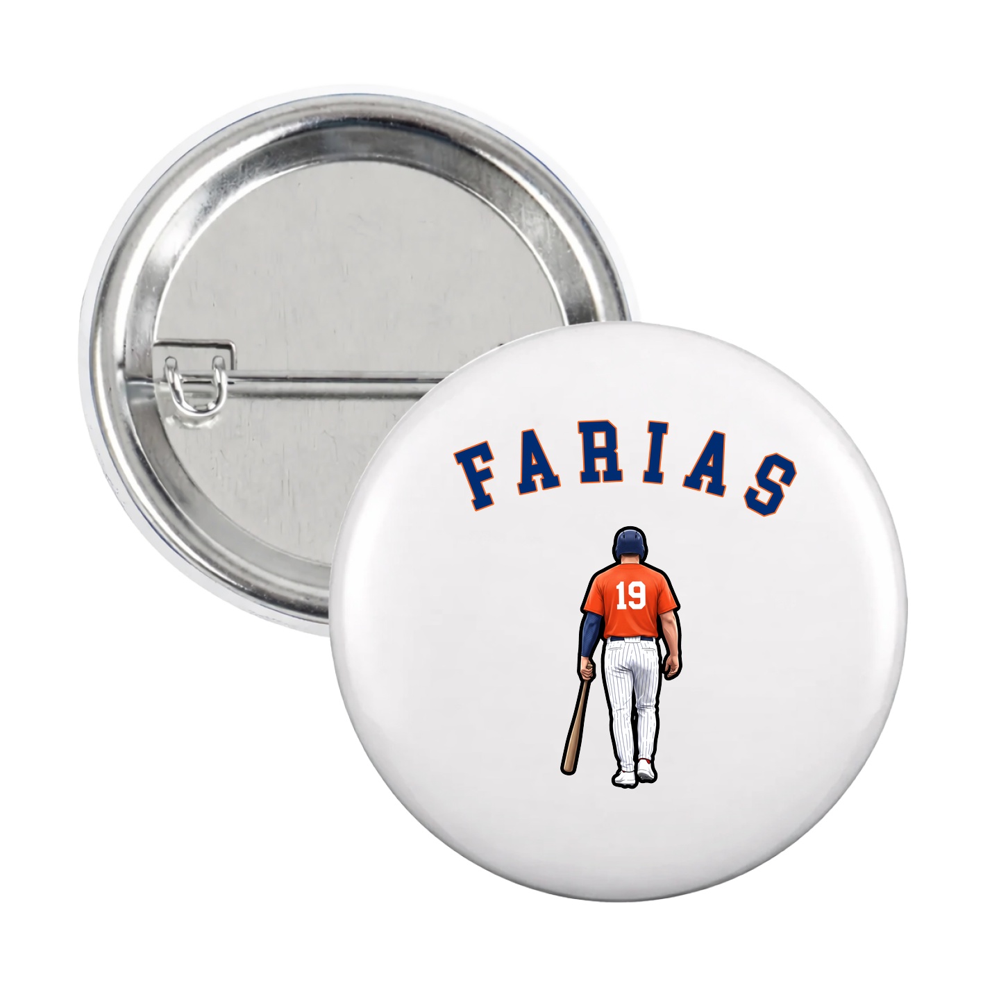Game Day Button — Shirsey Arch in White