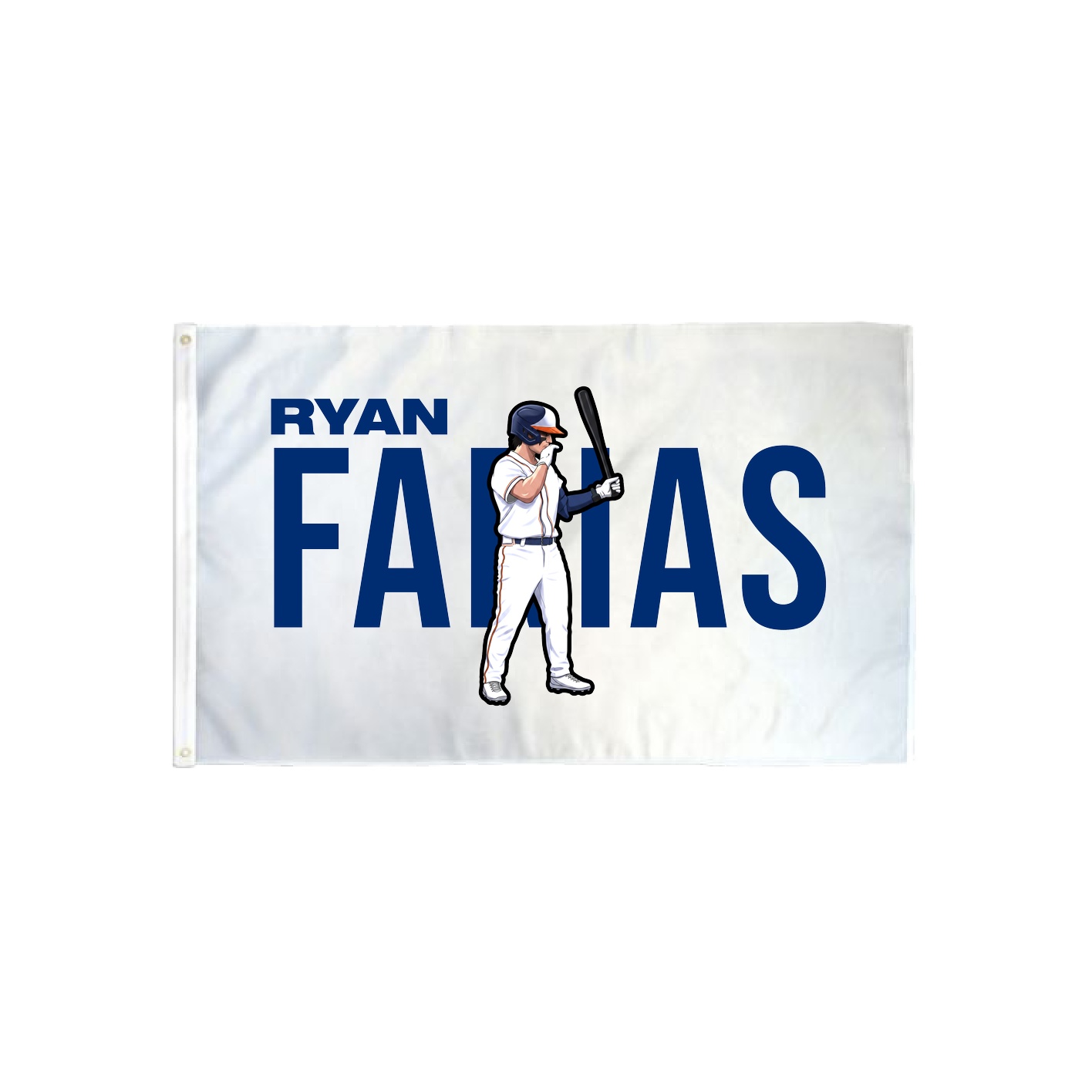 3x5 Flag — Player Name in Classic