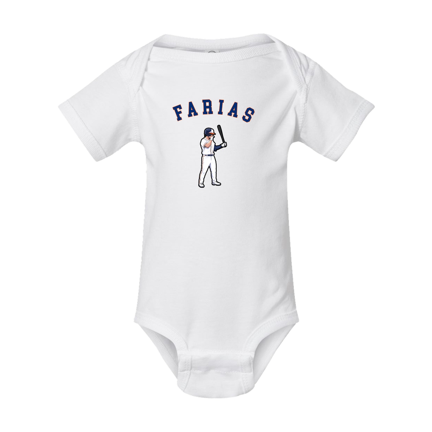 Baby Onesie — Shirsey Arch in White