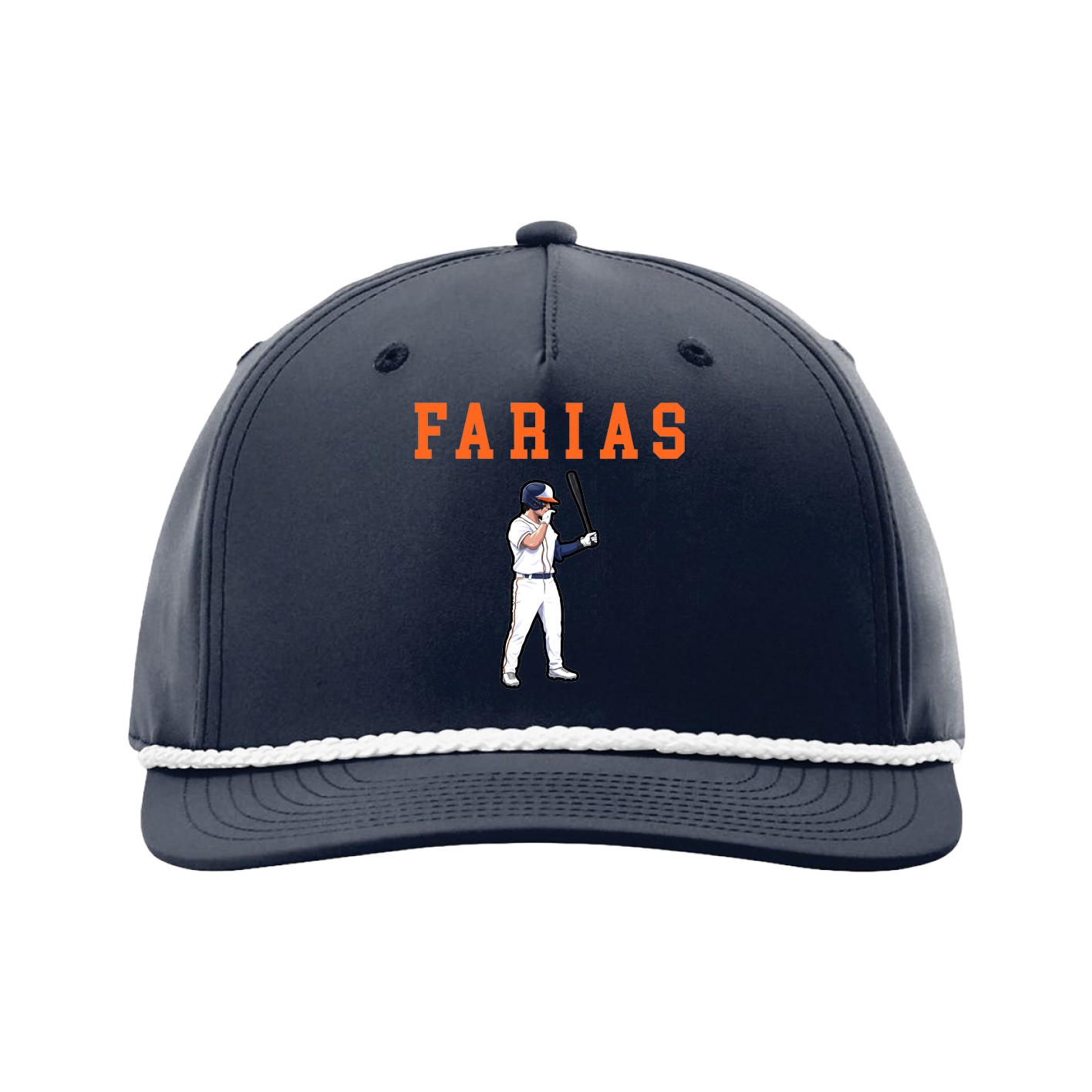 Five-Panel Classic Rope Cap — Shirsey in Navy