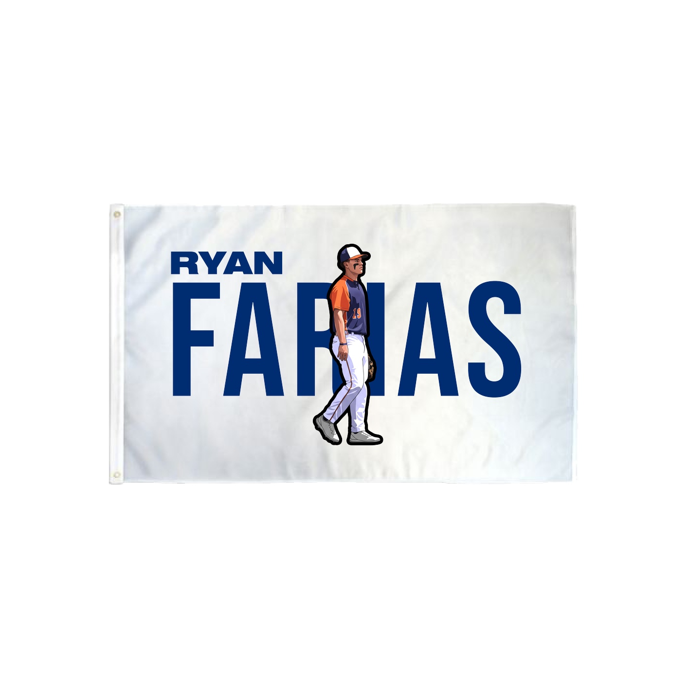 3x5 Flag — Player Name in Classic