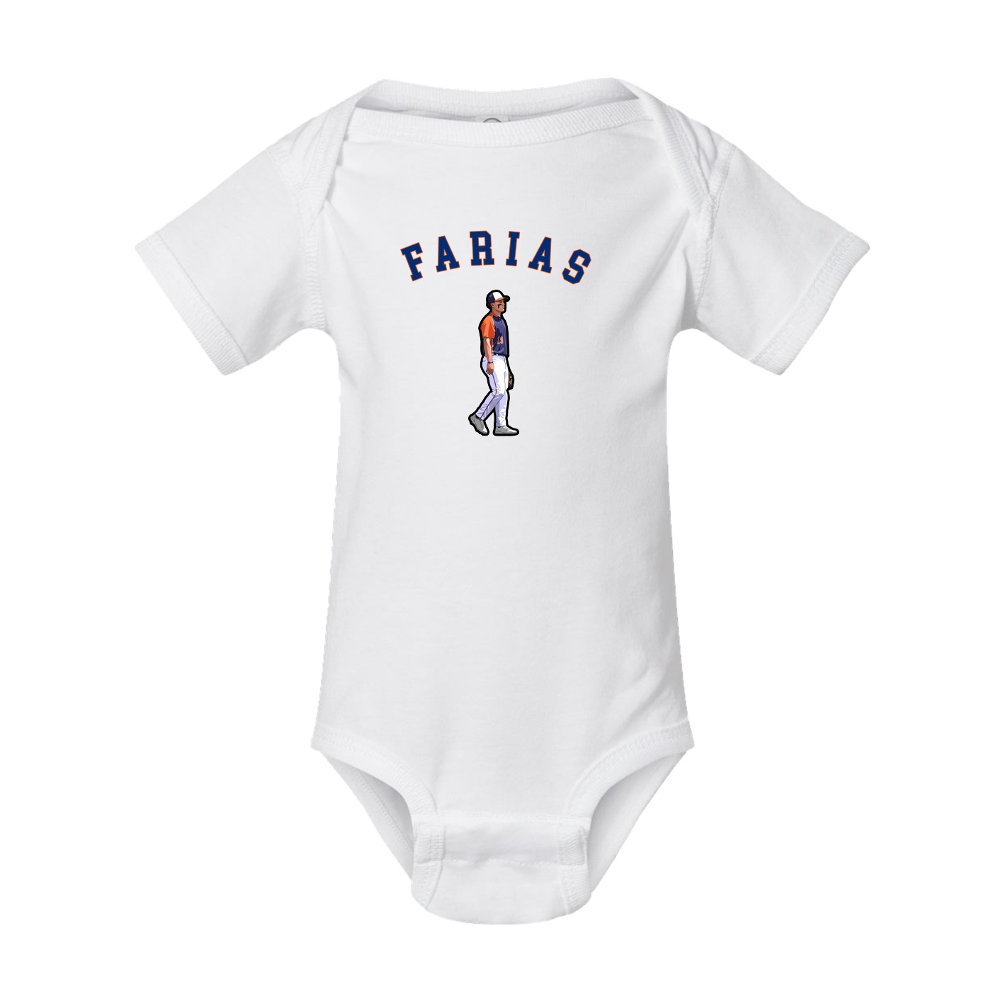 Baby Onesie — Shirsey Arch in White