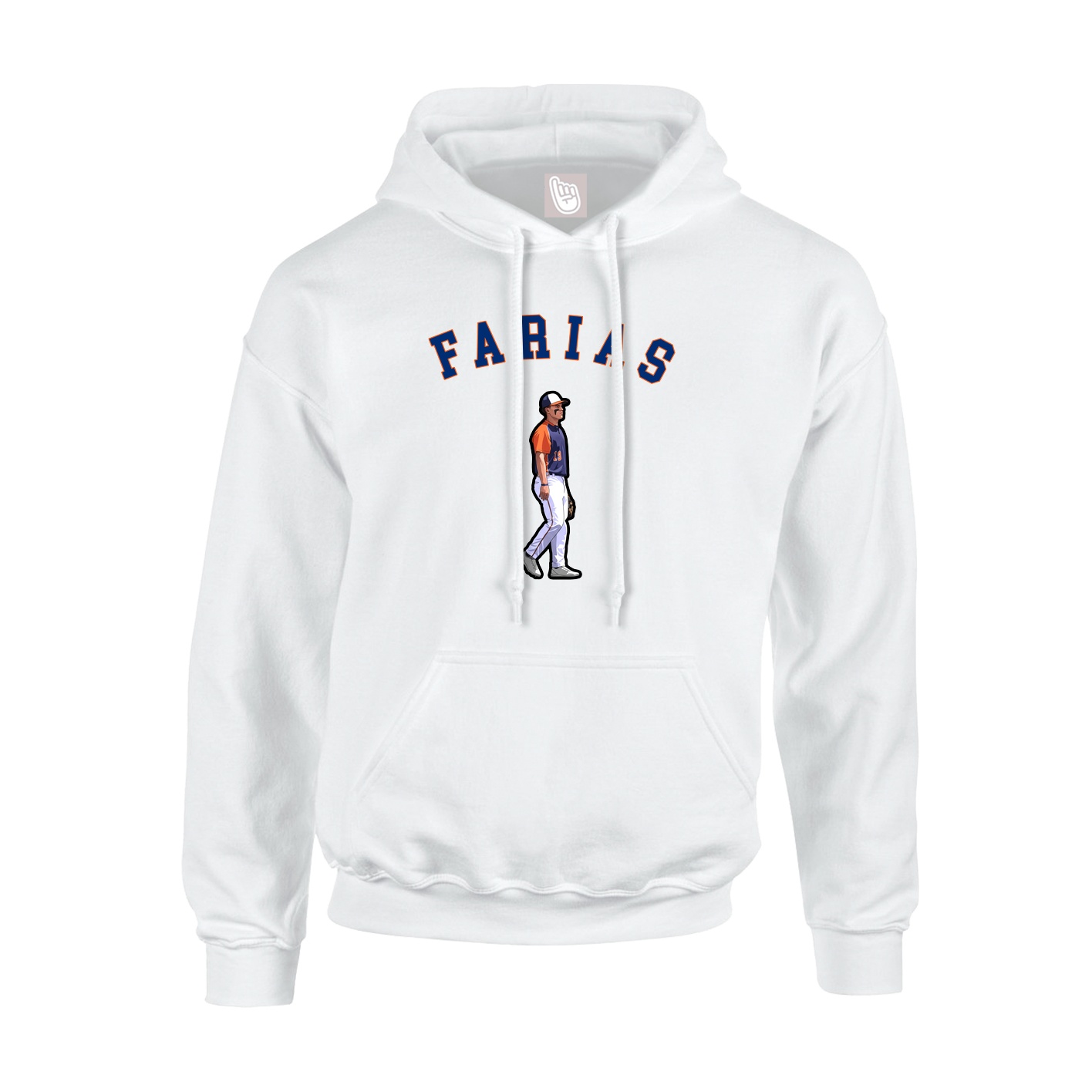 Youth Hoodie — Shirsey Arch in White