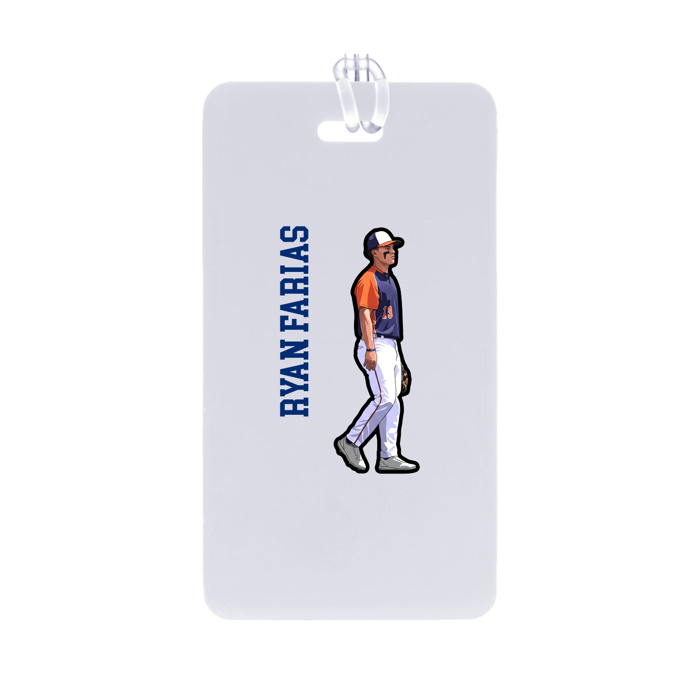 Bag Tag — Name Vertical in Classic