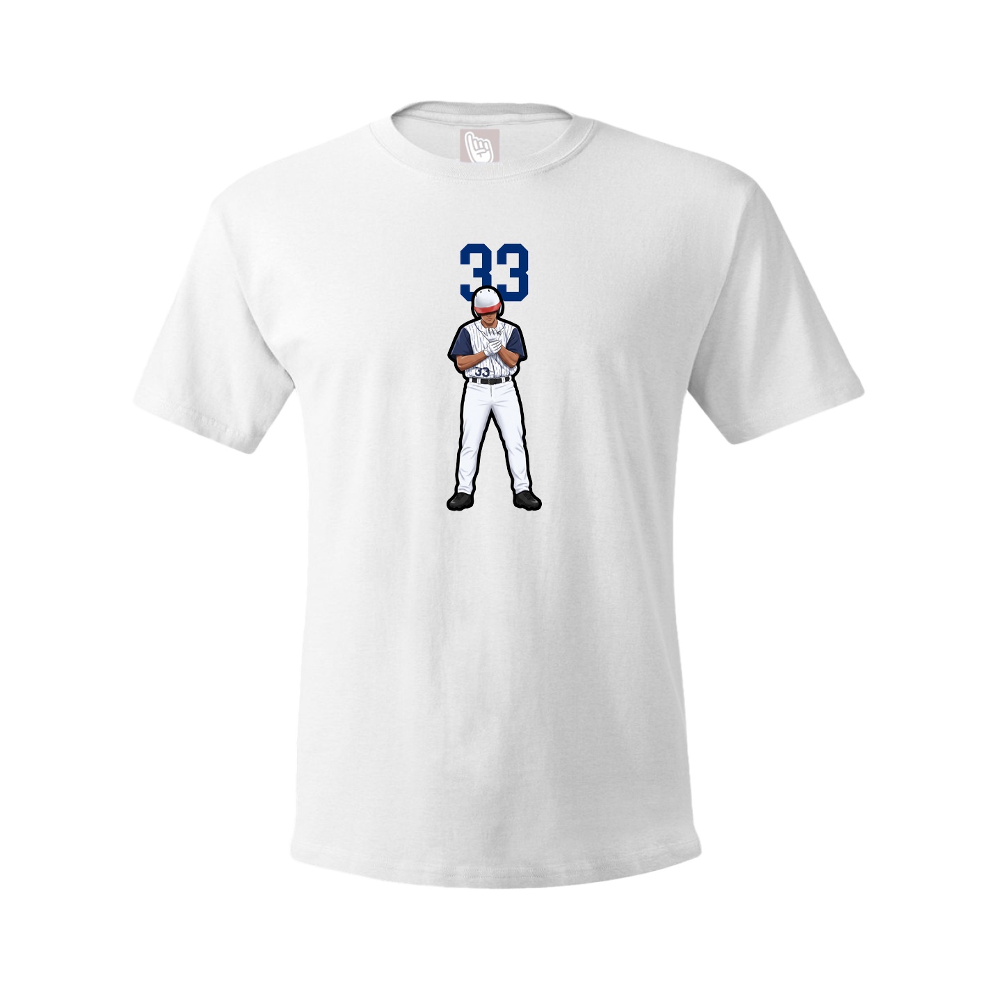 Tee — Number Top in White