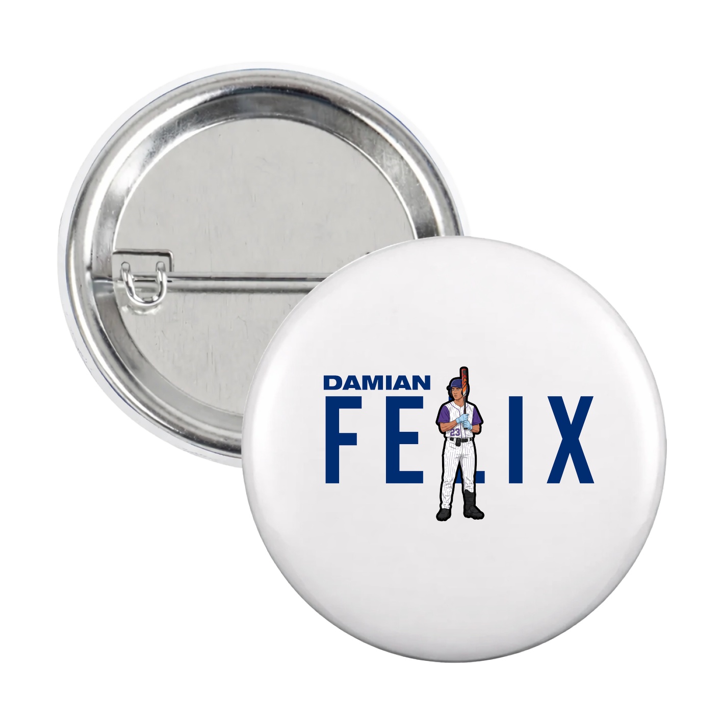 Game Day Button — Player Name in White