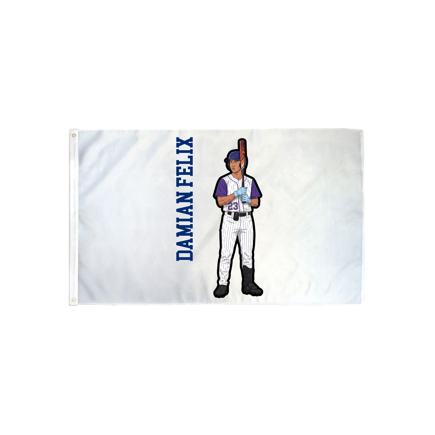 3x5 Flag — Name Vertical in Classic