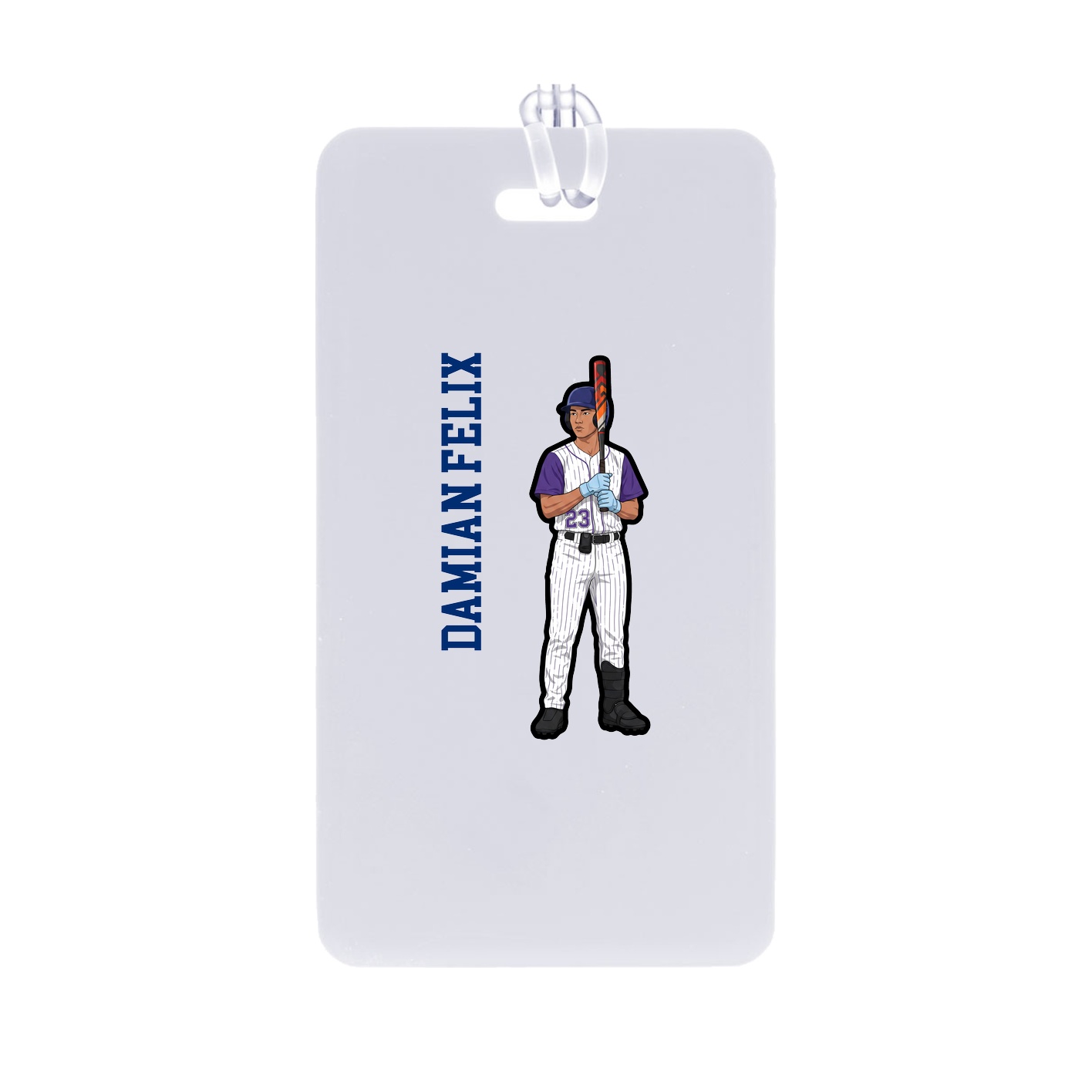 Bag Tag — Name Vertical in Classic