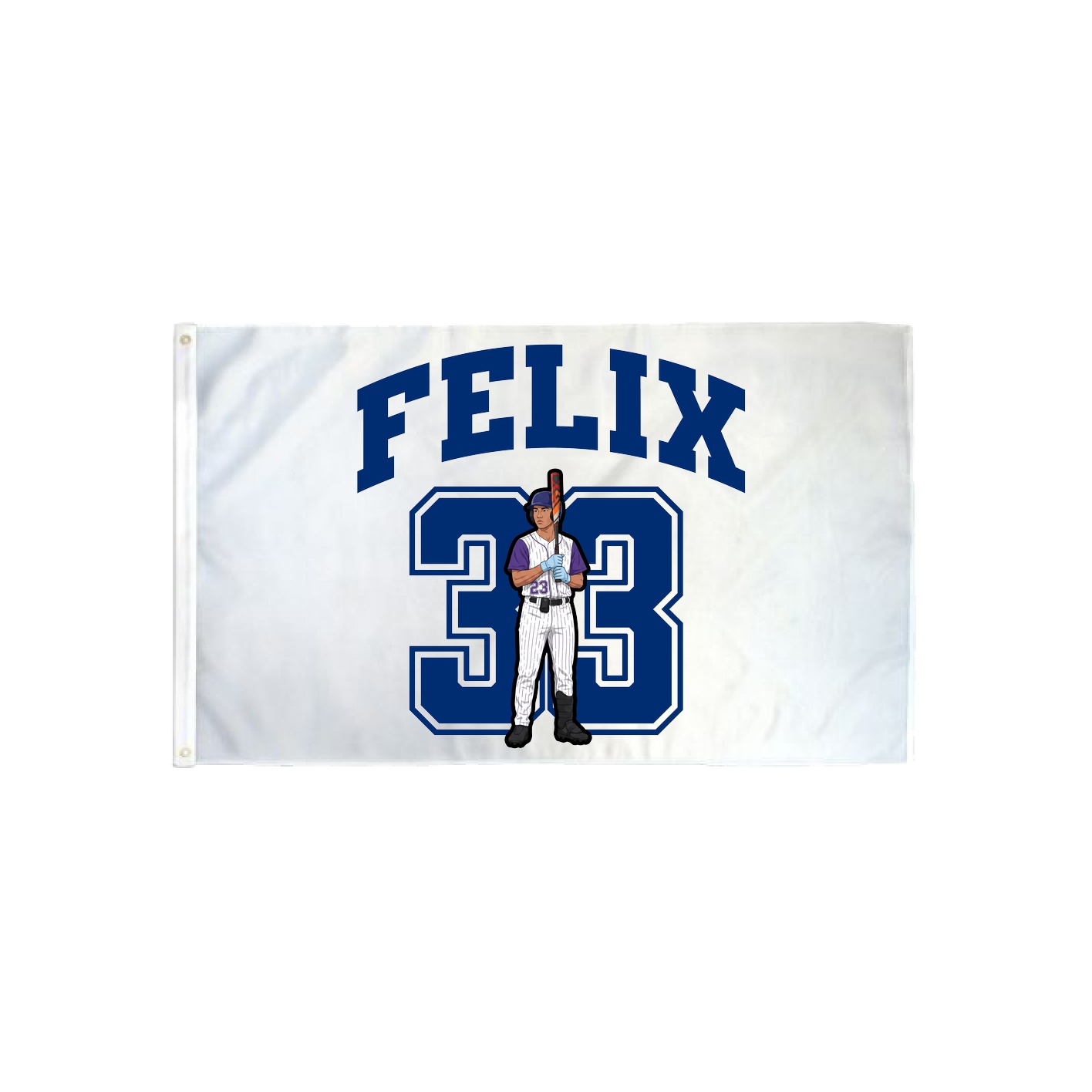 3x5 Flag — Number in Classic